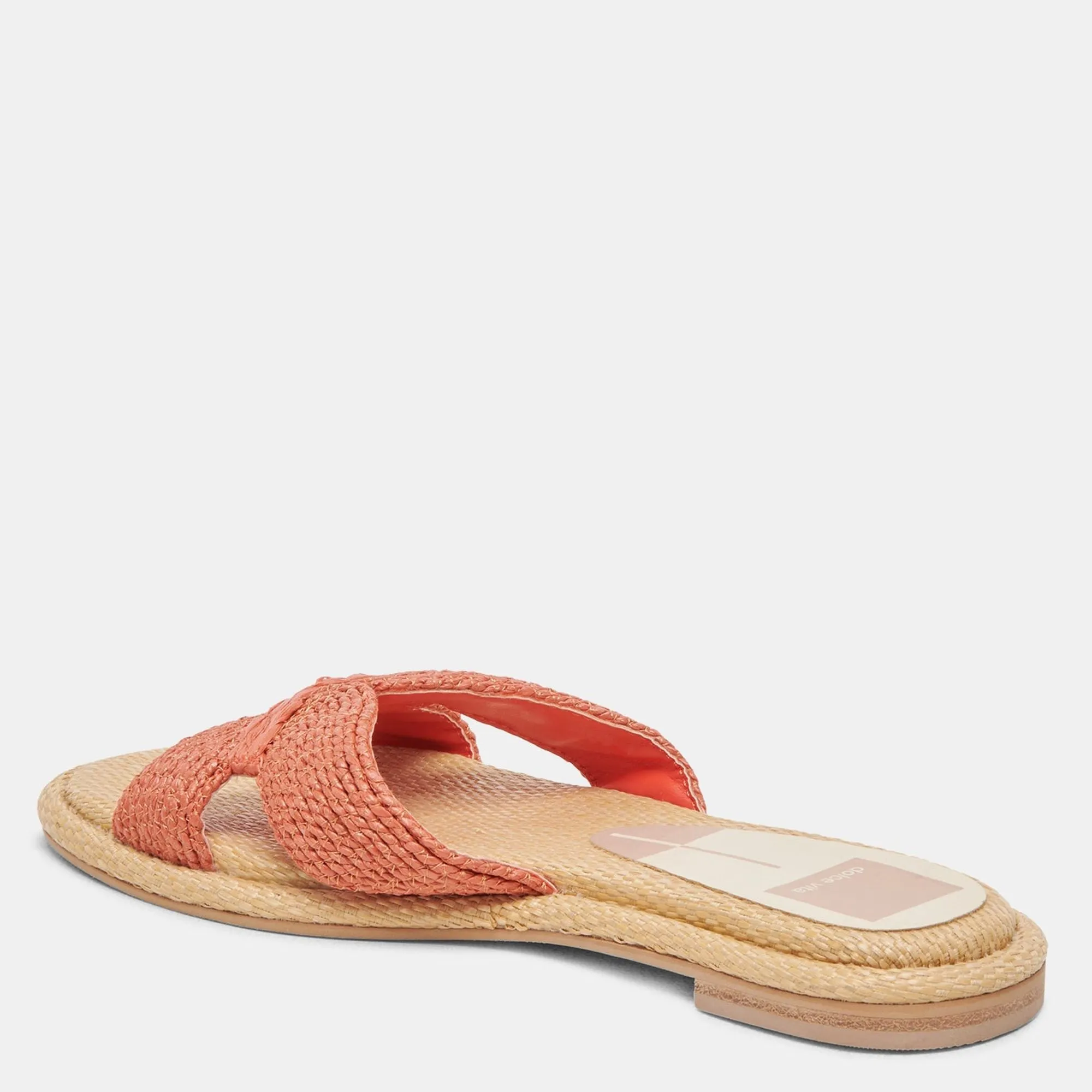 Atomic Wide Sandals Persimmon Raffia