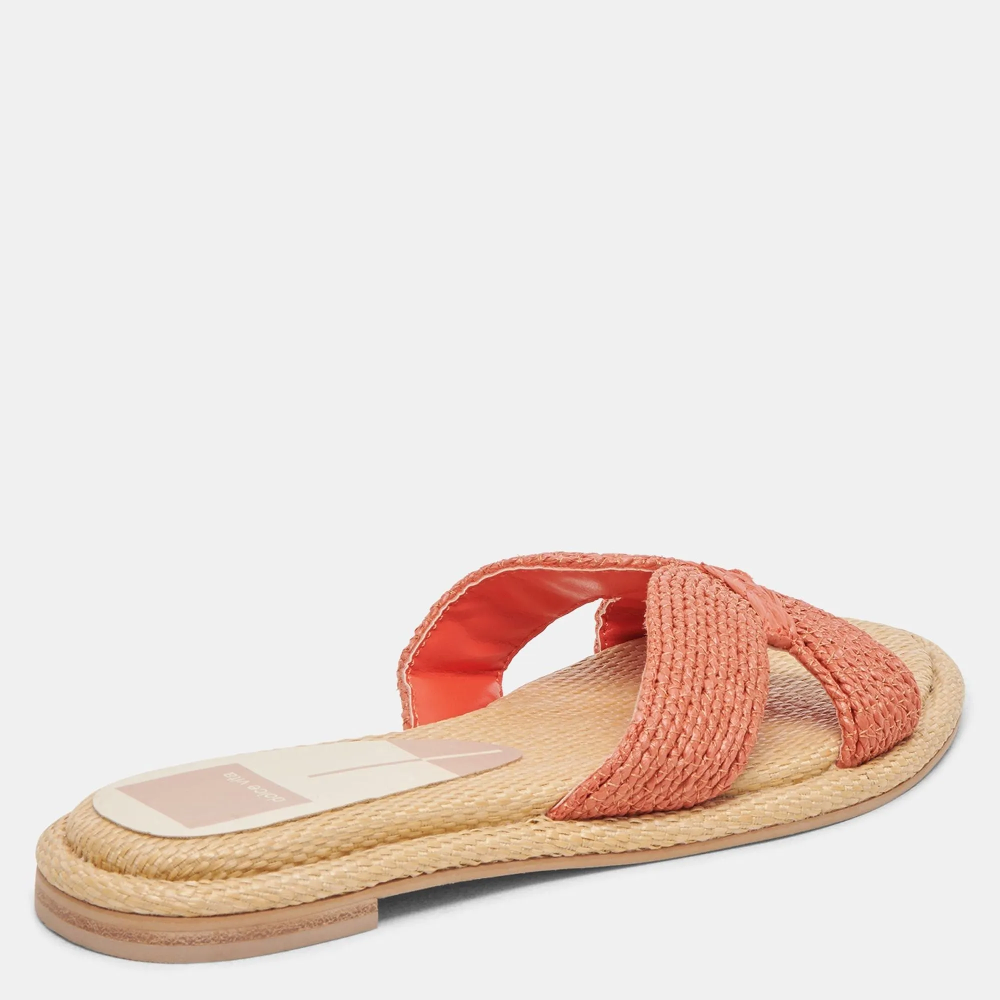 Atomic Wide Sandals Persimmon Raffia
