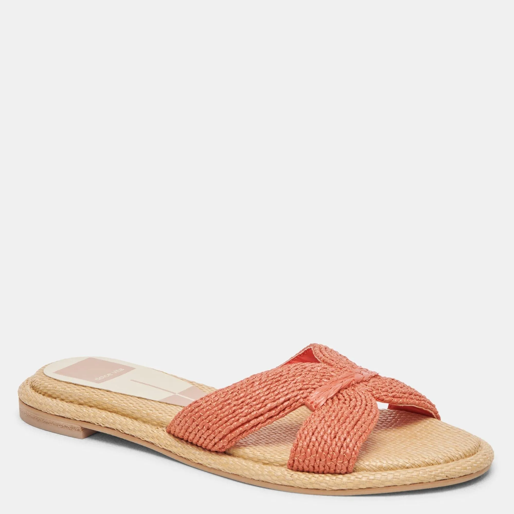 Atomic Wide Sandals Persimmon Raffia