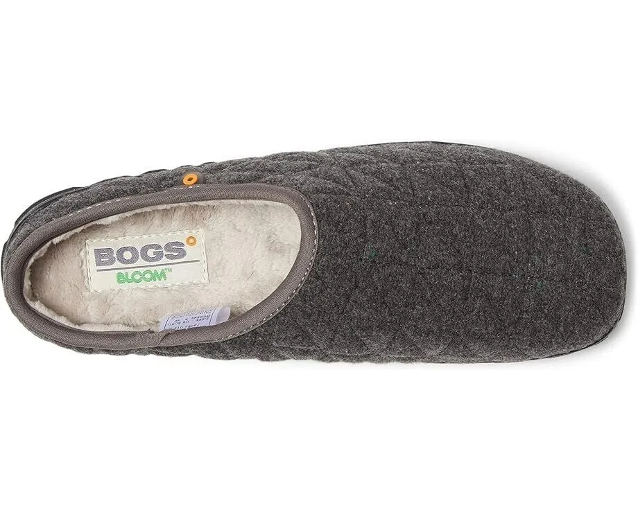 Bogs Snowday II 78889-013 Slippers Women's 7 Charcoal Slip-On Cozy Shoes KHD726