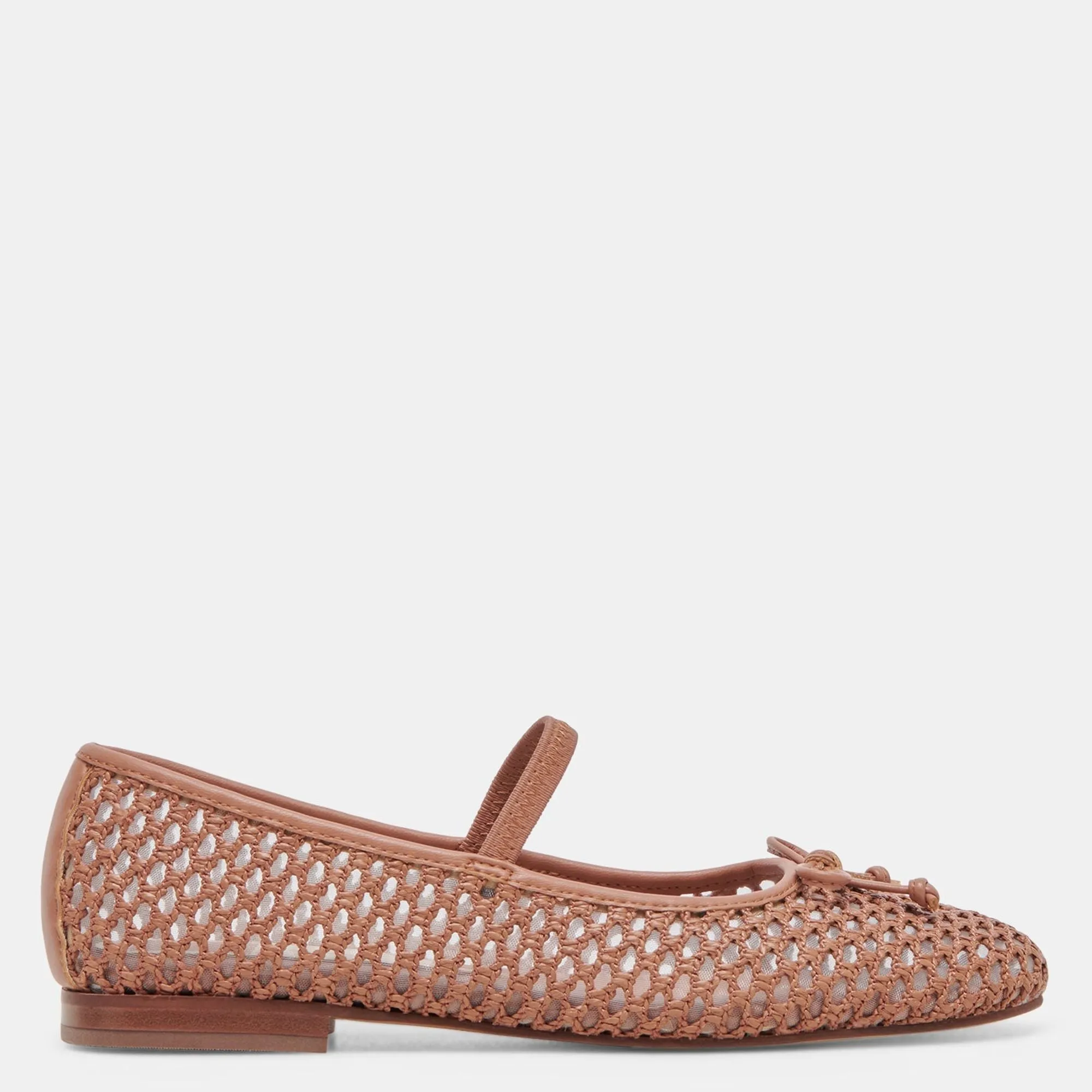 Carin Raffia Ballet Flats Lt Natural Raffia