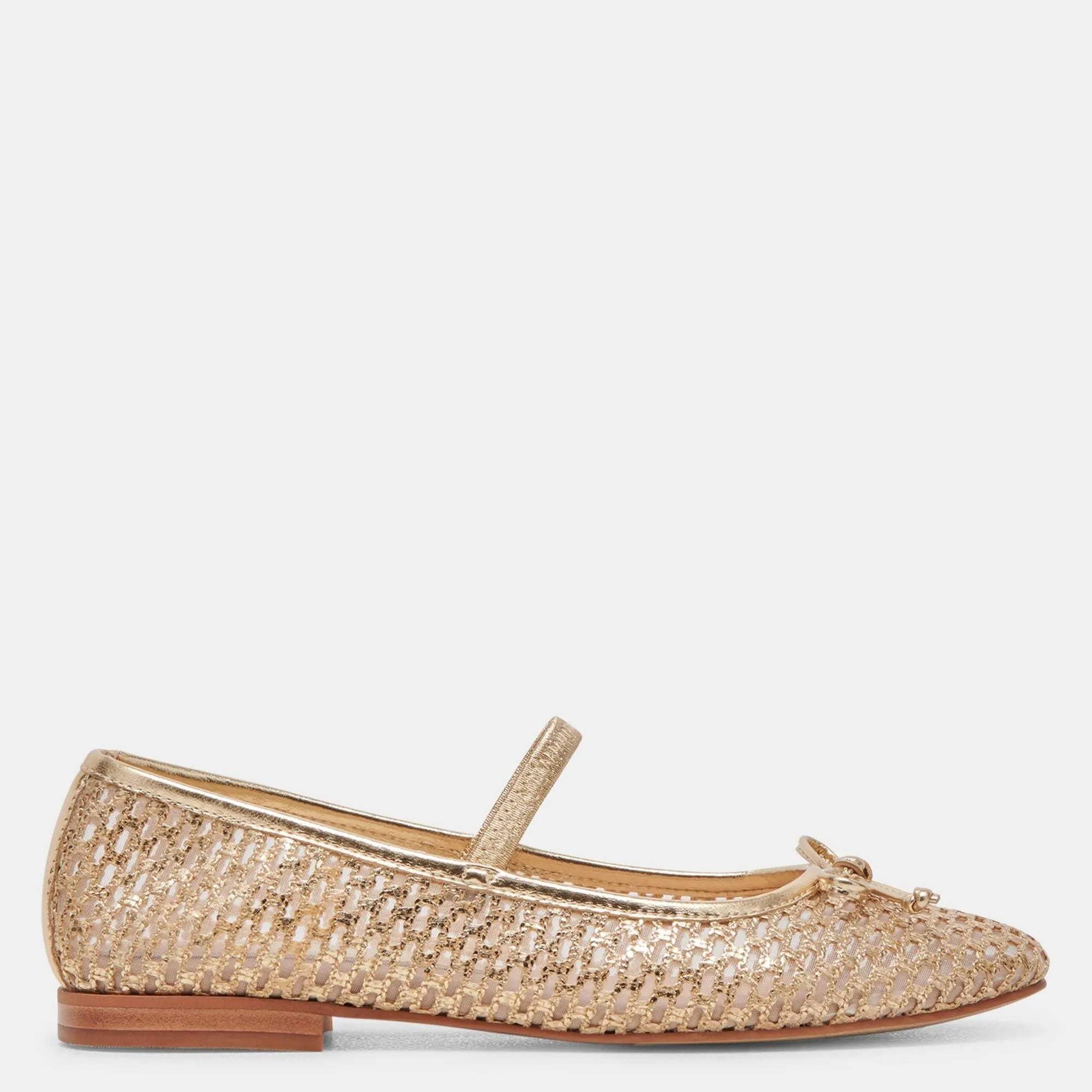 Carin Raffia Ballet Flats Lt Natural Raffia