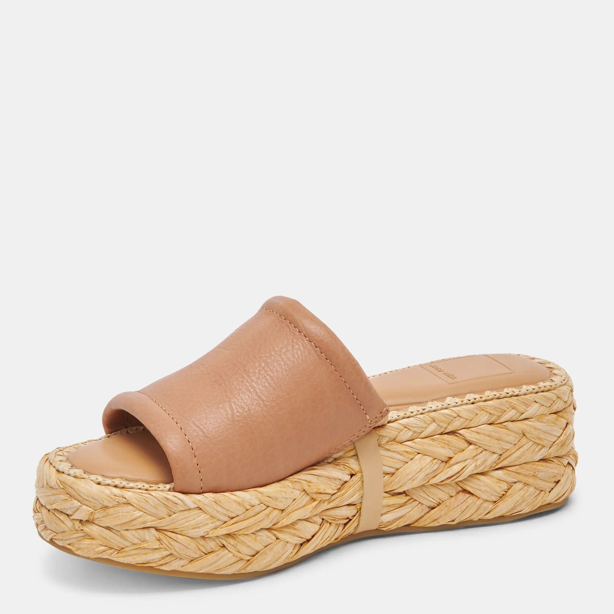 Chavi Wide Sandals Honey Leather