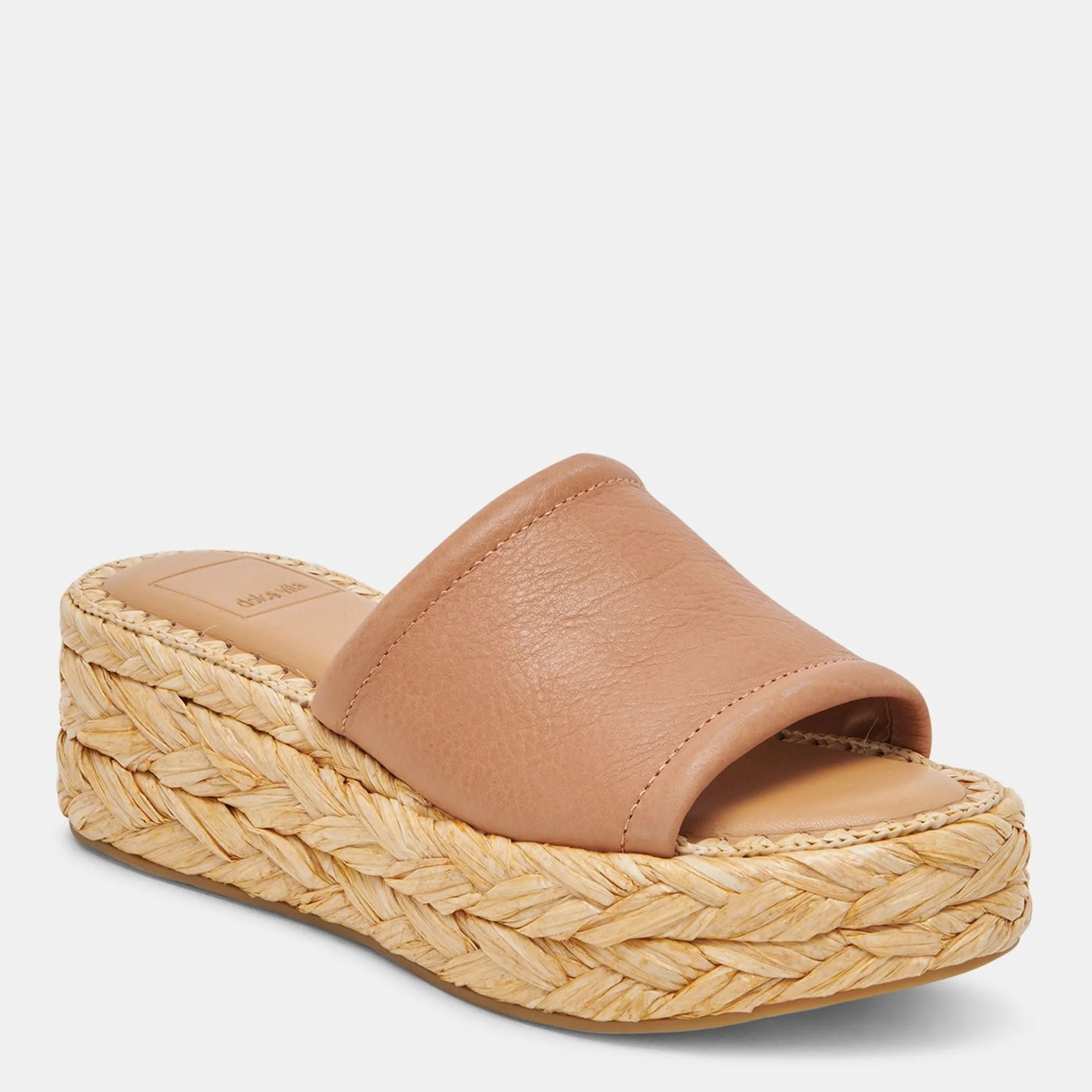 Chavi Wide Sandals Honey Leather