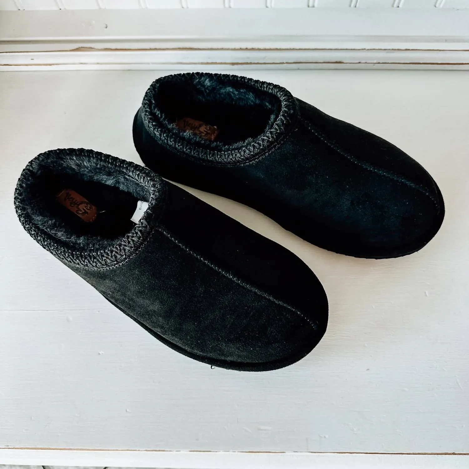 Cheers Platform Slipper In Black