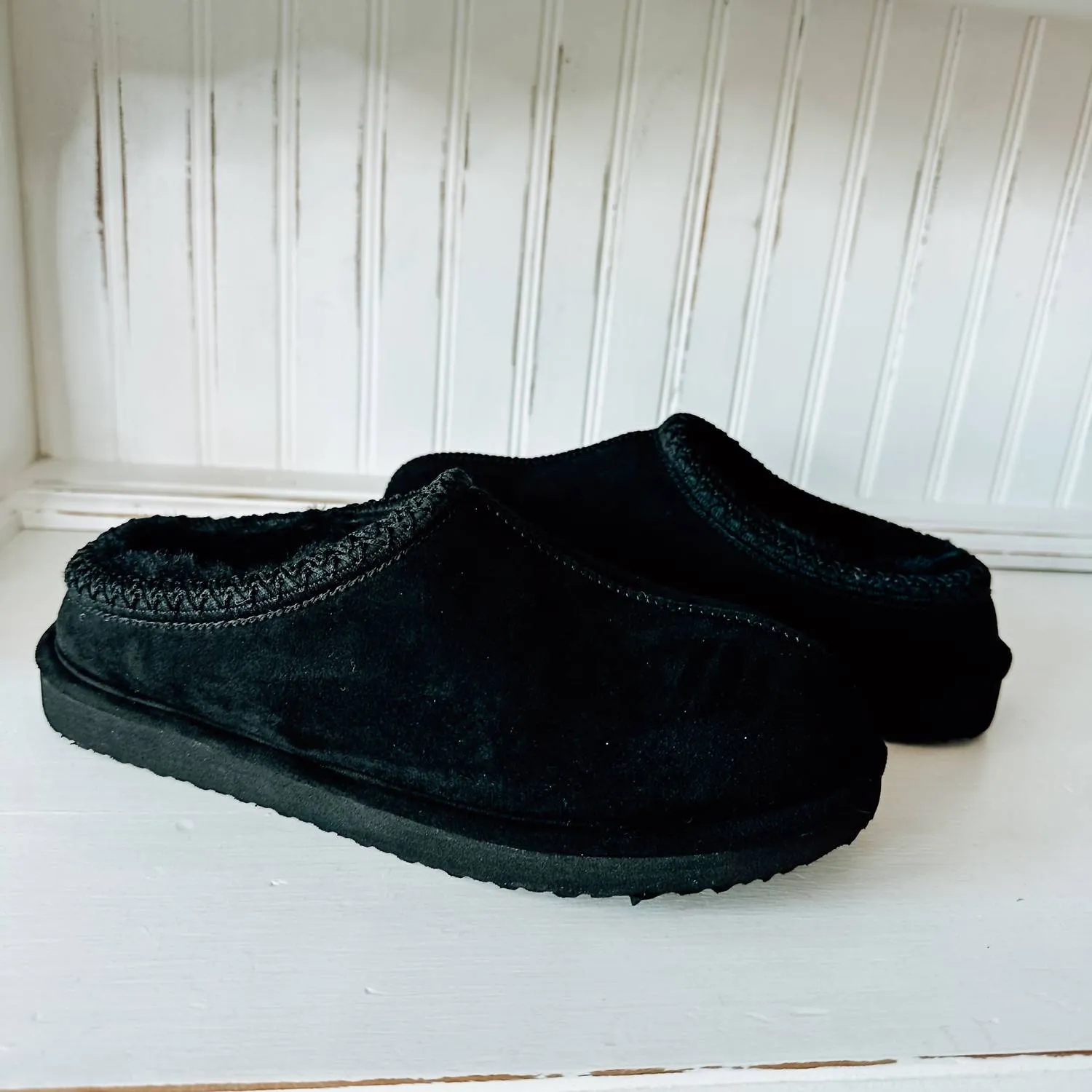 Cheers Platform Slipper In Black