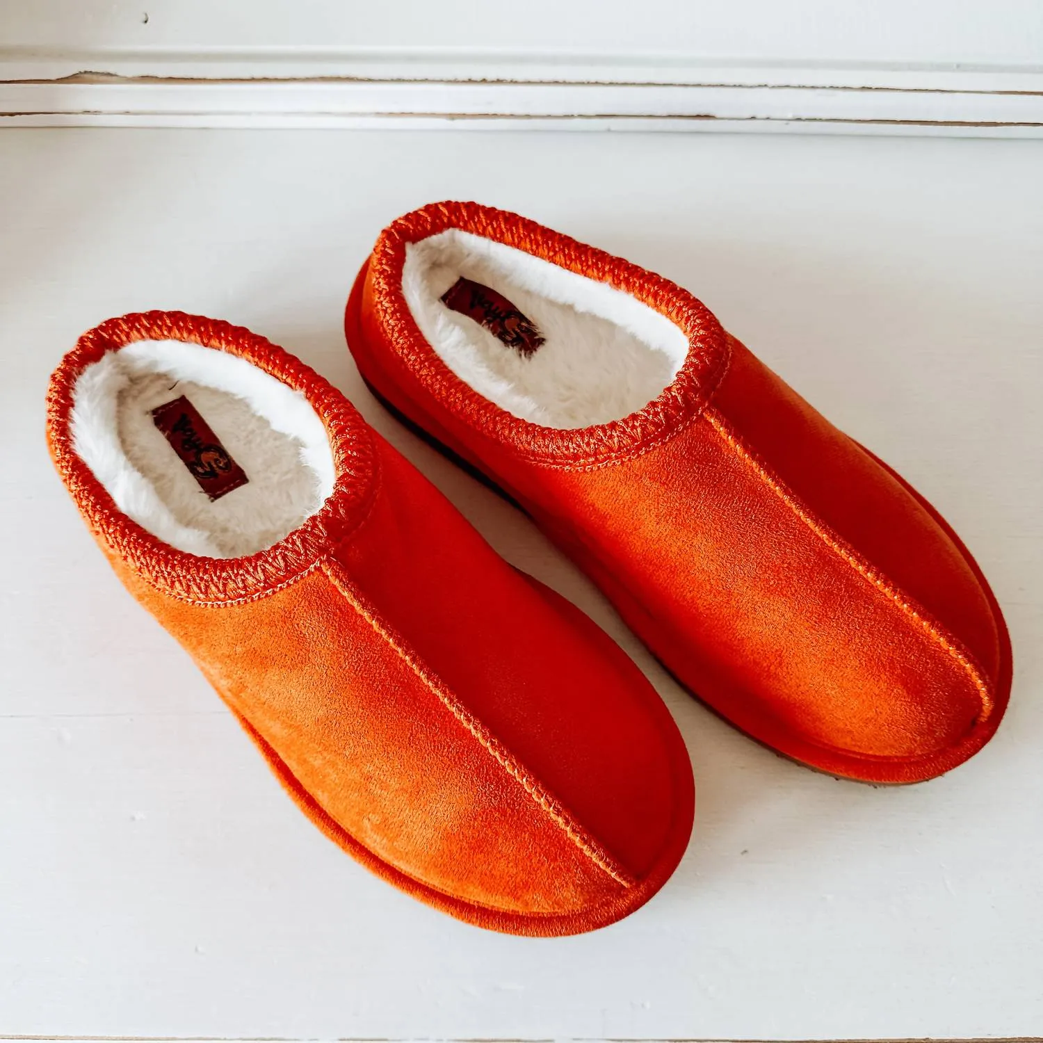 Cheers Women's Platform Slipper In Orange