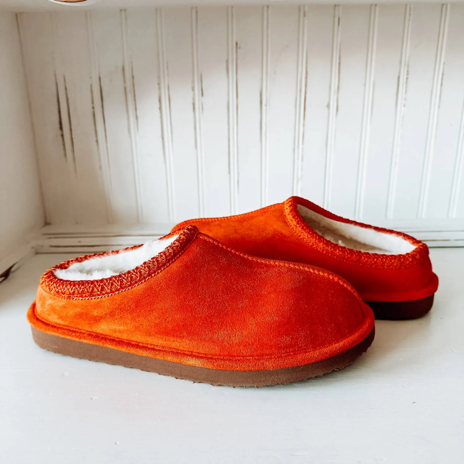 Cheers Women's Platform Slipper In Orange