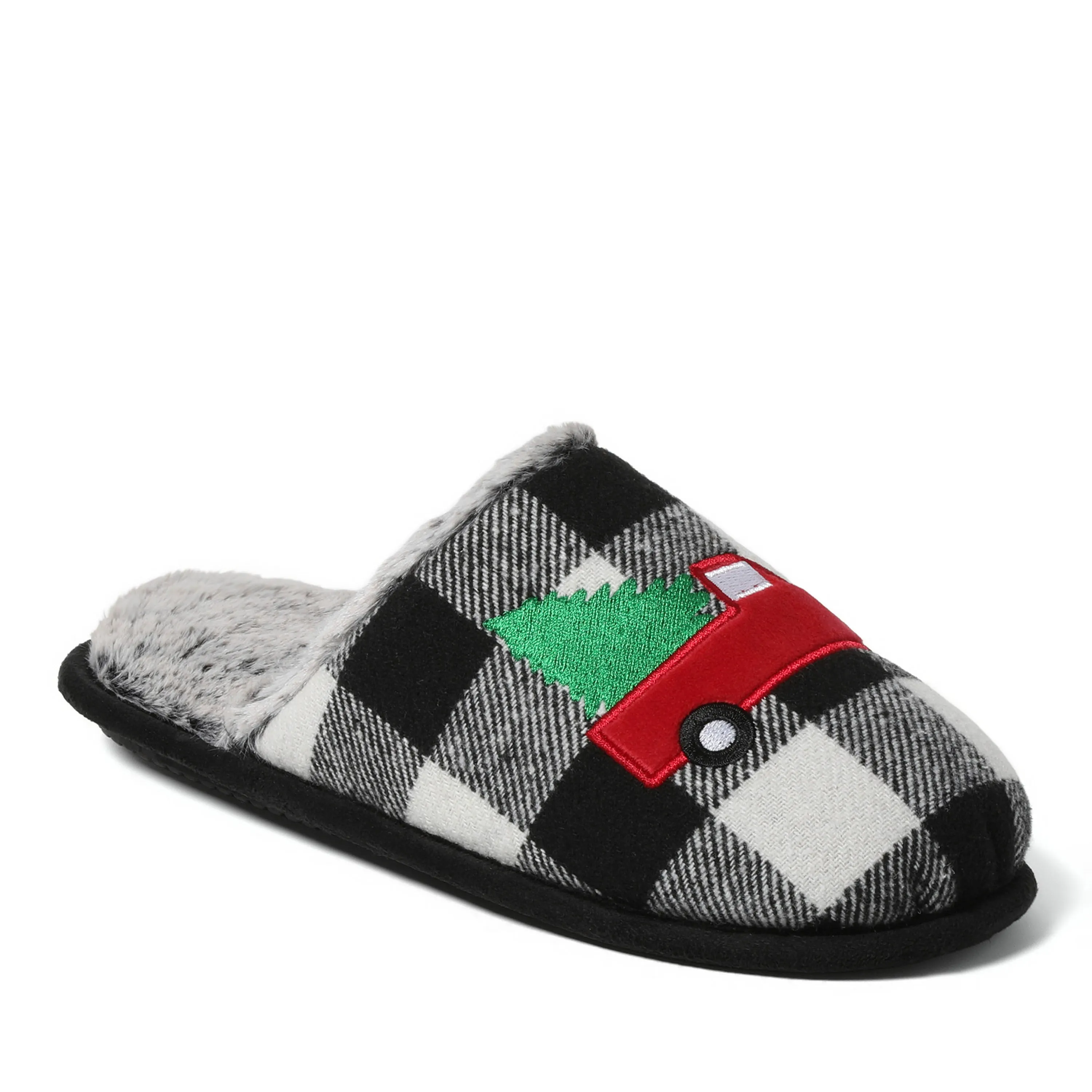 Cozyfoams Women's Holiday Novelty Scuff Slipper with Gift Bag