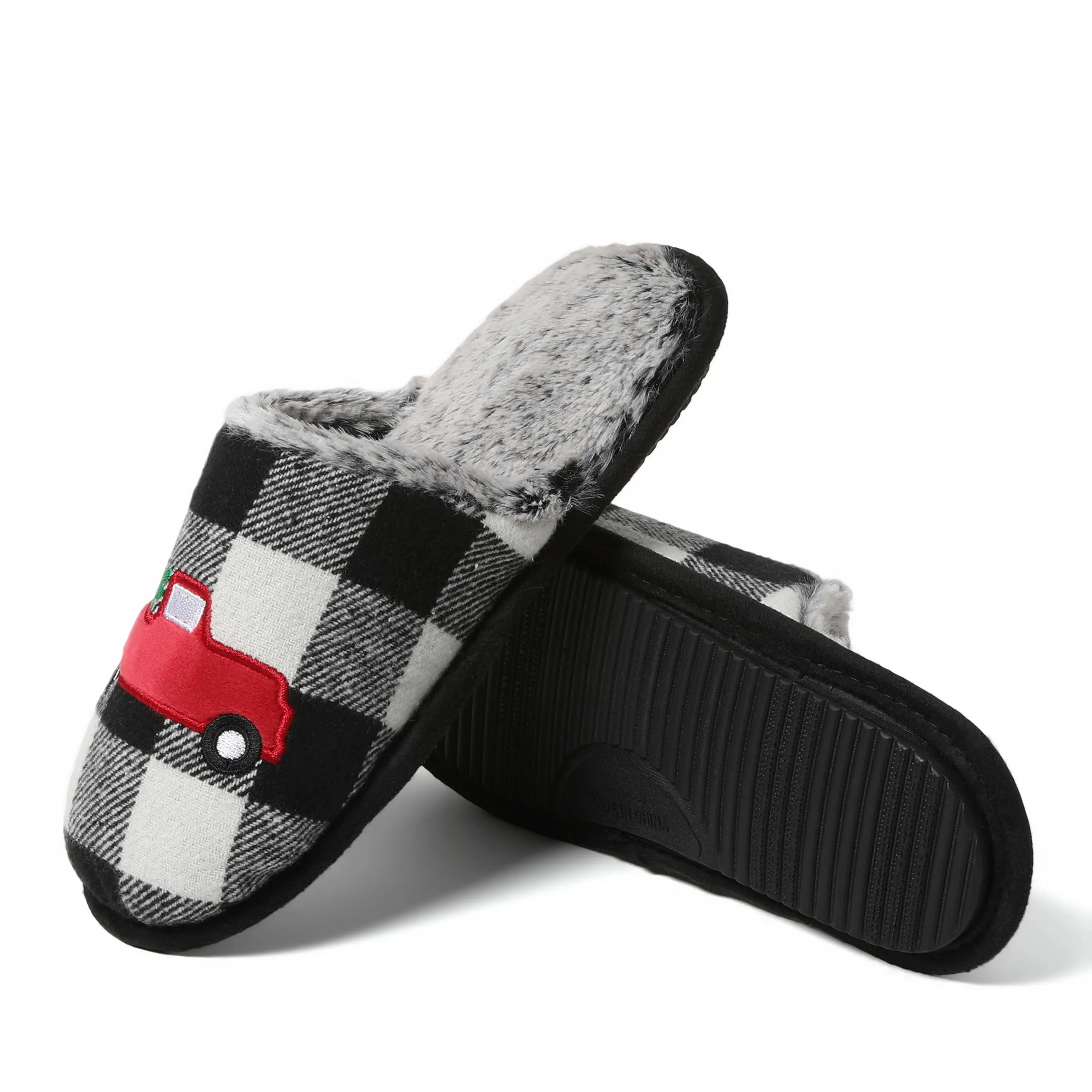 Cozyfoams Women's Holiday Novelty Scuff Slipper with Gift Bag