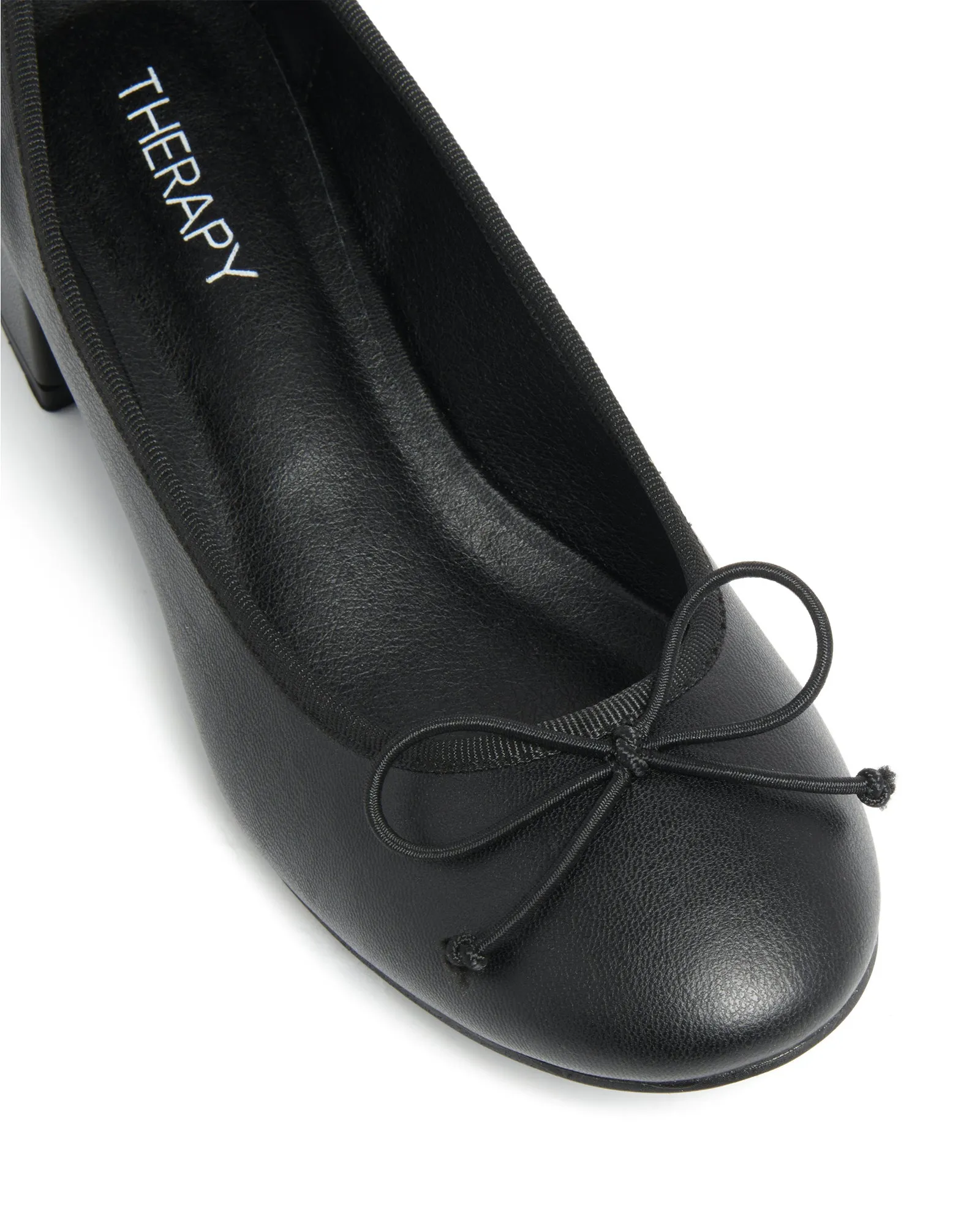 Diana Ballet Heel Black