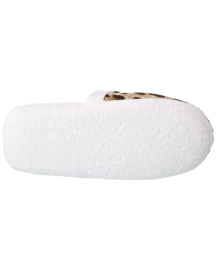 Dolce & Gabbana Leopardo Terry Slippers
