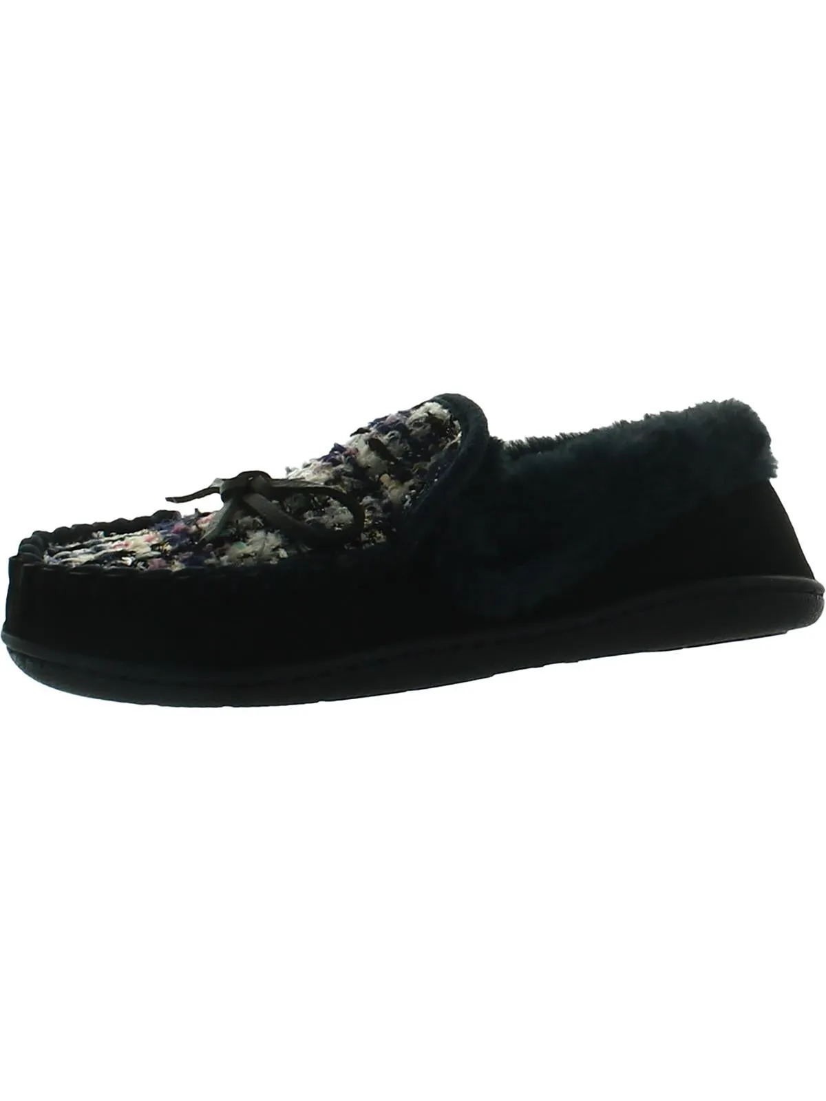 Dorenda Womens Suede Cozy Moccasin Slippers