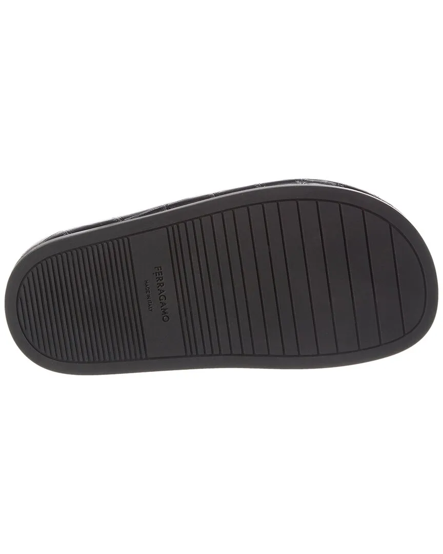 Ferragamo Dasie Leather Slide