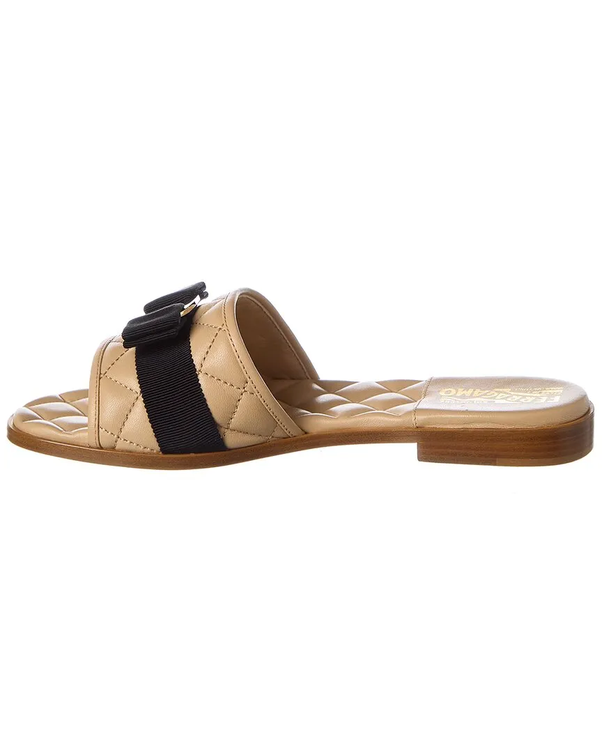 Ferragamo LoveC Q Leather Sandal