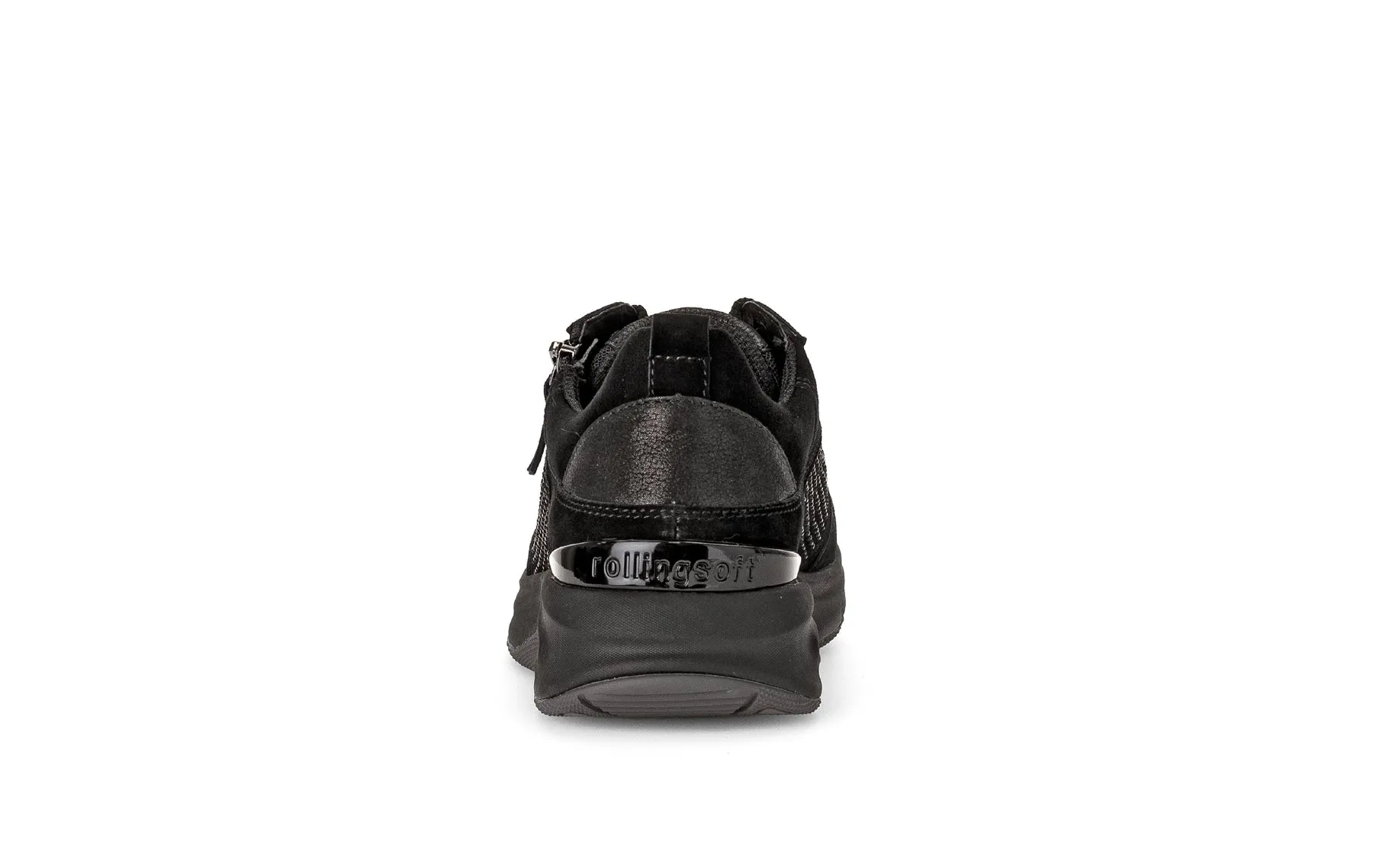 Gabor Rolling Soft Black Trainer