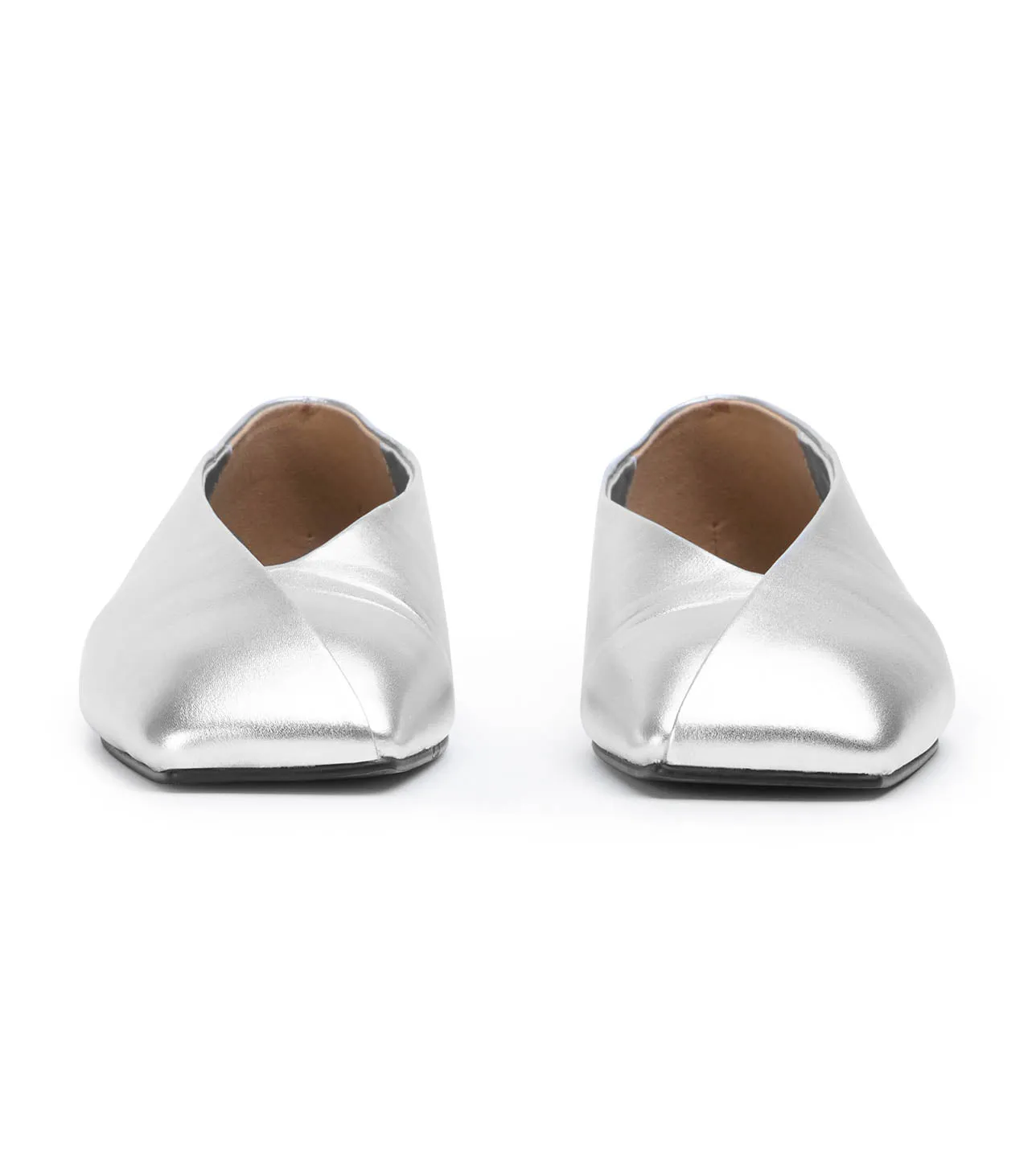 Hanna Silver Nappa Metallic