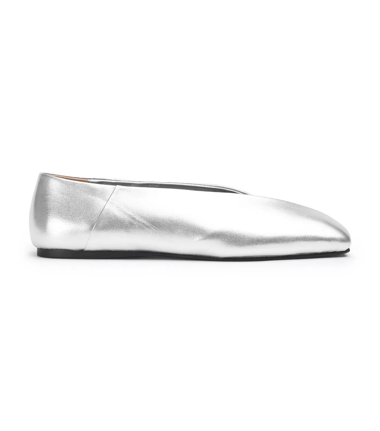 Hanna Silver Nappa Metallic