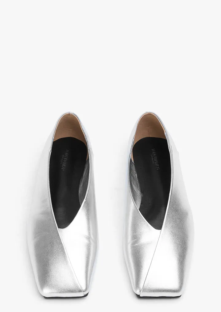 Hanna Silver Nappa Metallic