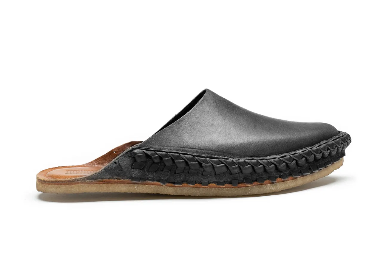 Heritage Solid City Slipper in Charcoal