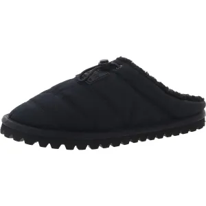 Homesy Womens Faux Fur Lined Quilted Slide Slippers
