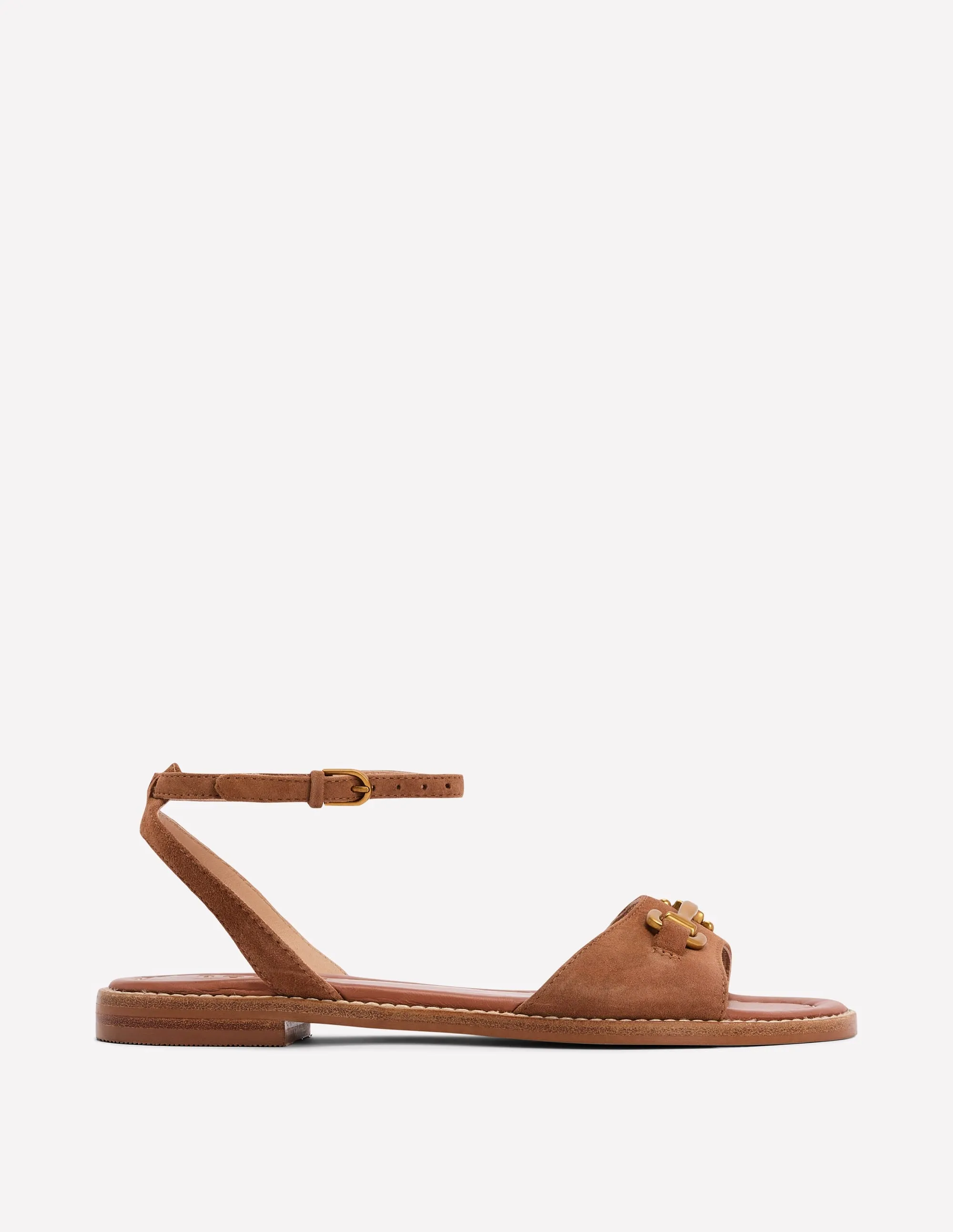 Iris Snaffle Flat Sandal-Ginger Snap