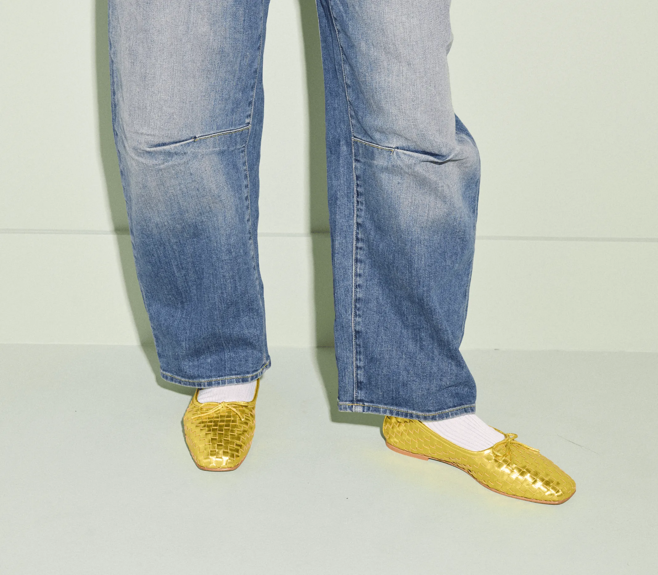 JADA SQUARE TOE BALLET FLAT