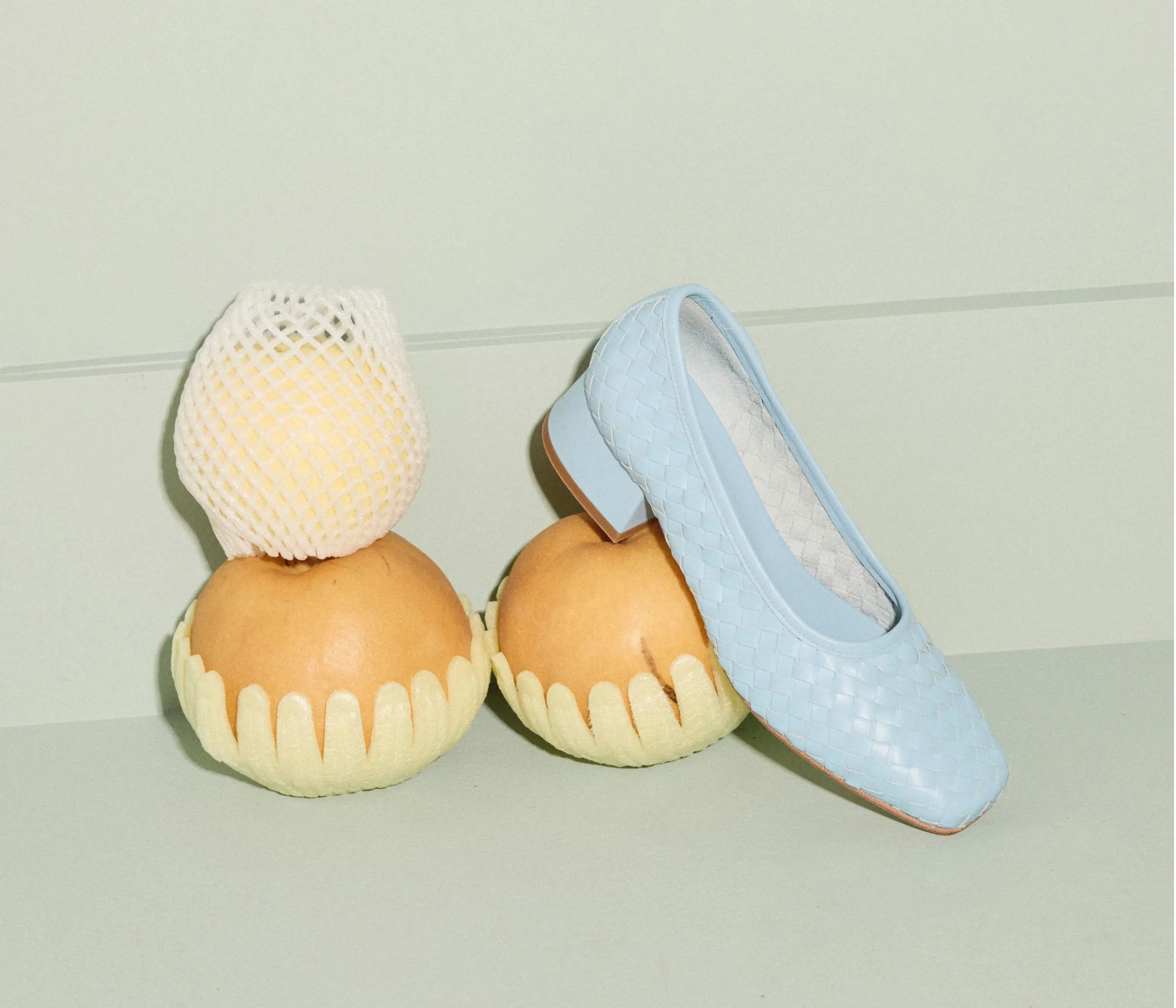 JAYLA WOVEN BALLET HEEL