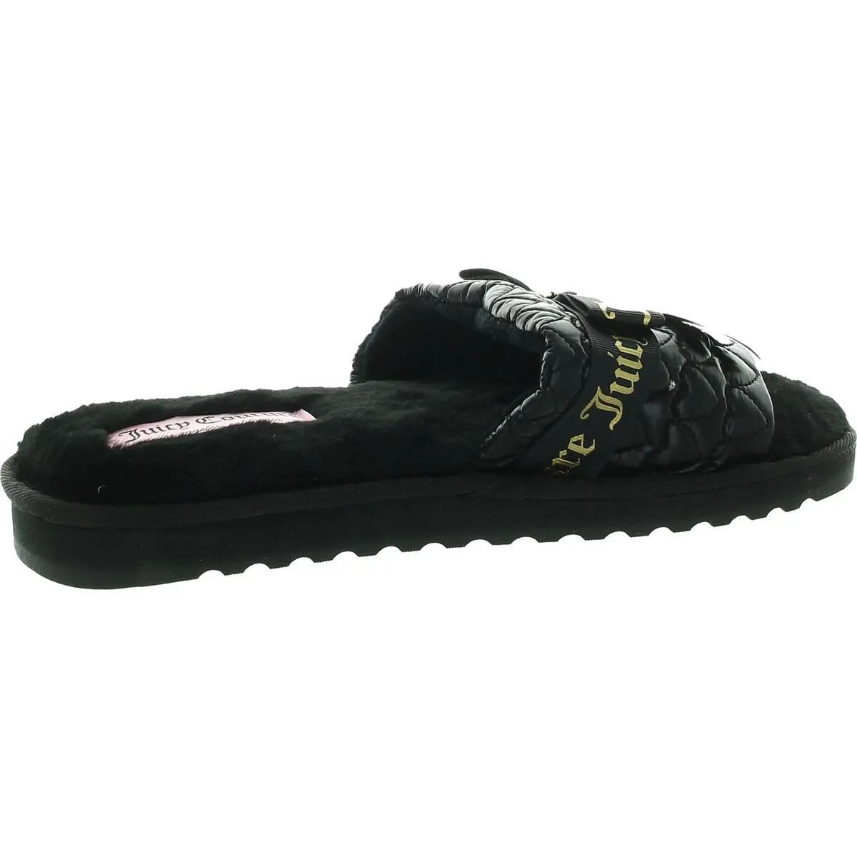 JCHASEN3 Womens Logo Manmade Slide Slippers