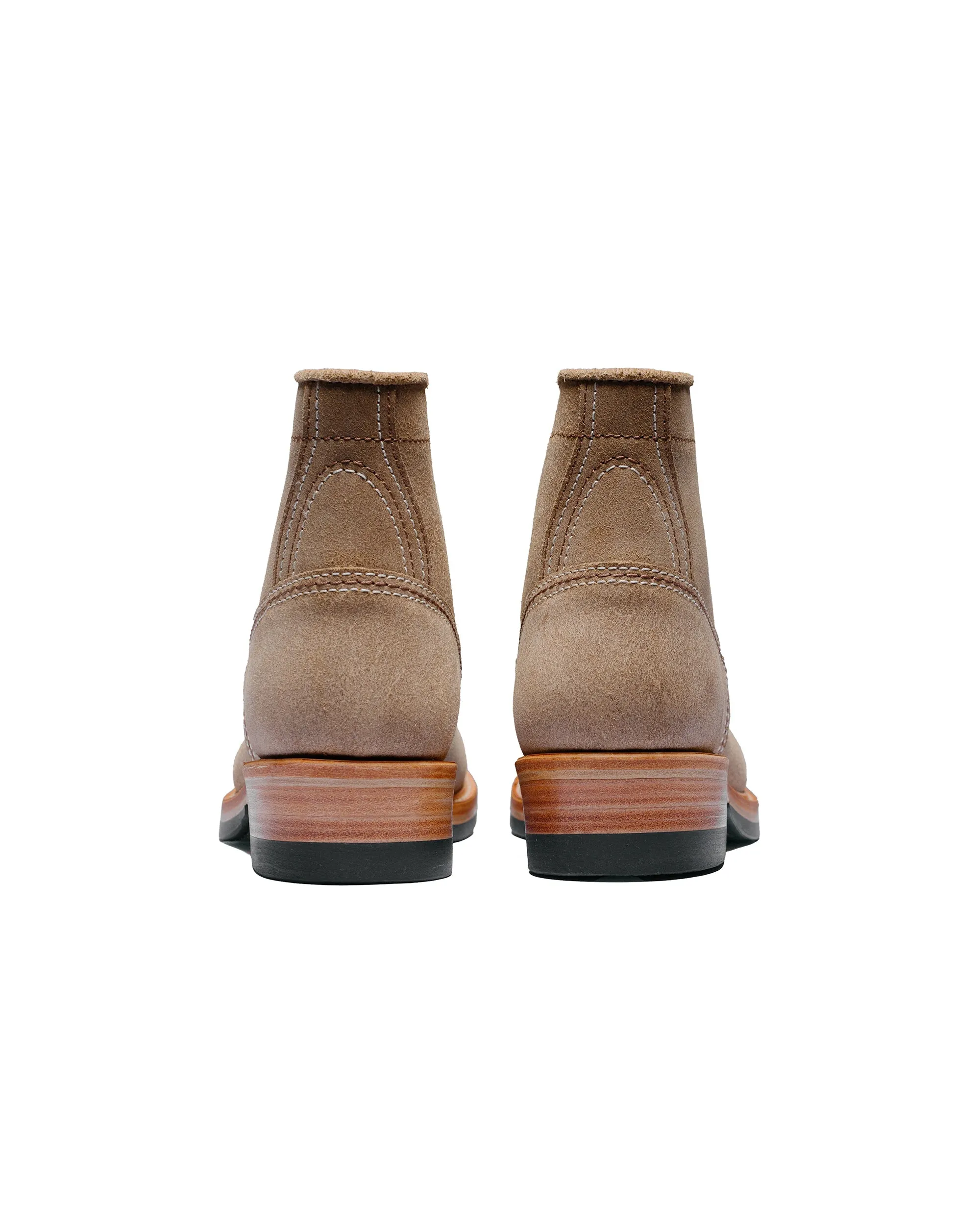 John Lofgren Bootmaker Donkey Puncher Boots Horween Leather CXL Natural Roughout