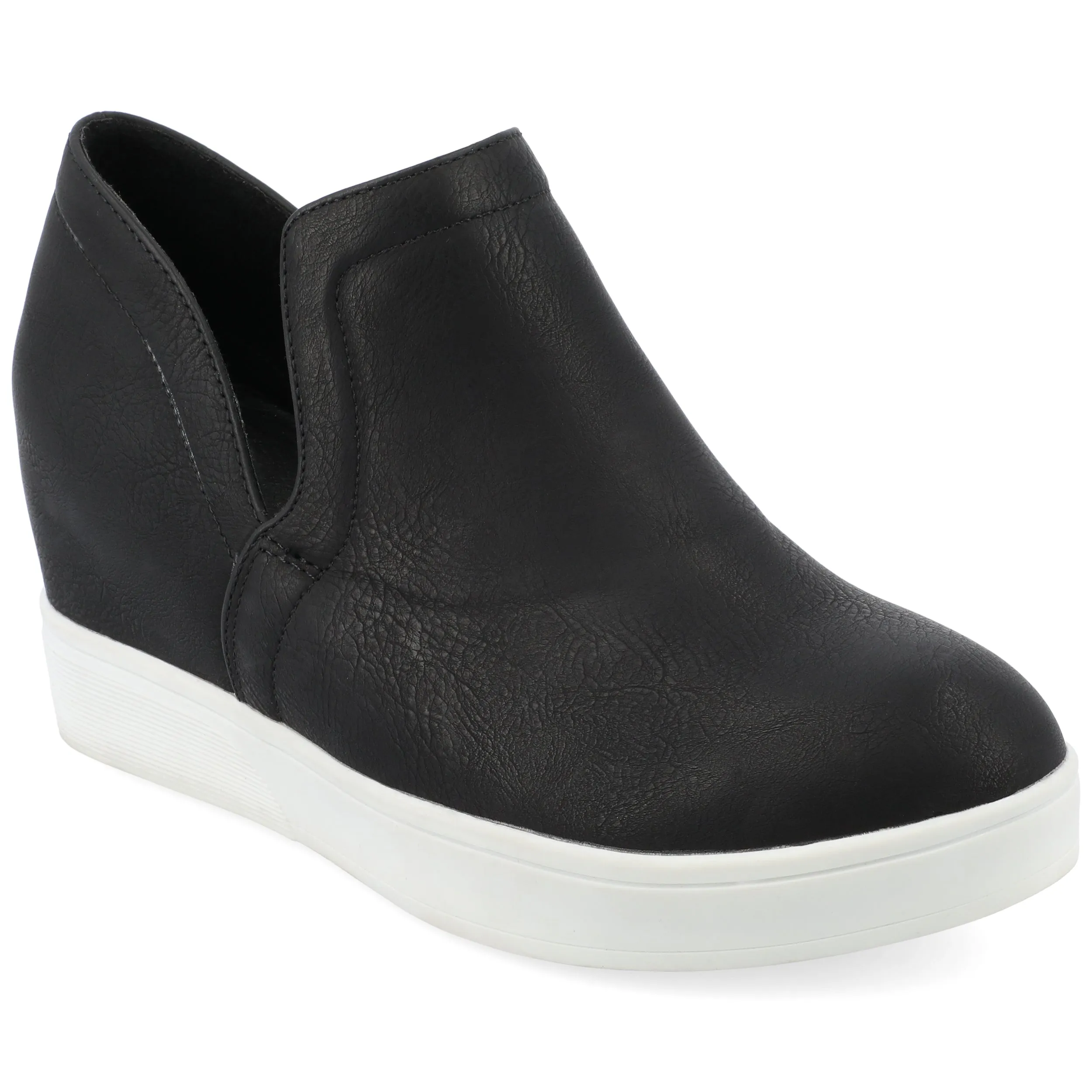 Journee Collection Women's Cardi Wide Width Sneaker Wedge