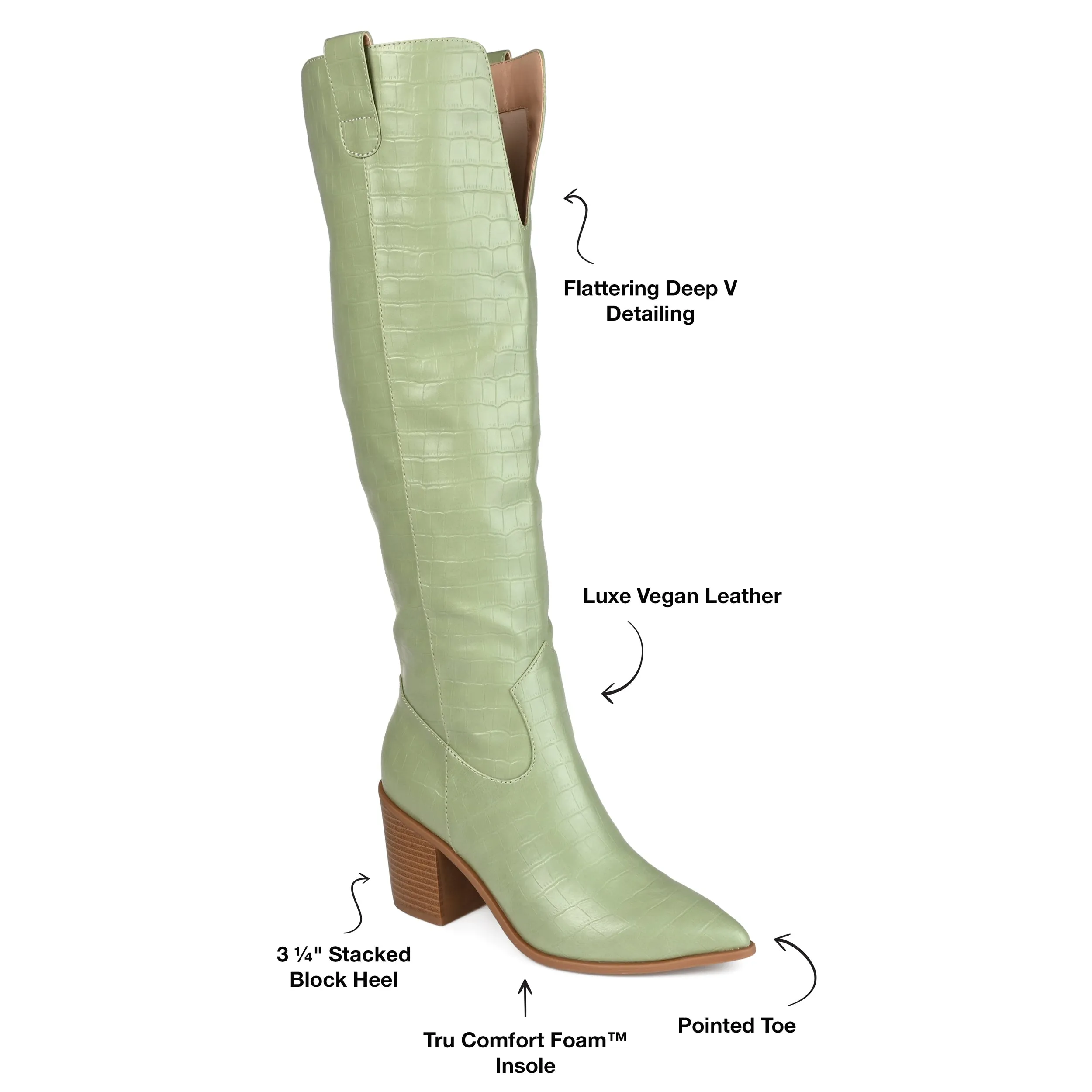 Journee Collection Women's Tru Comfort Foam Wide Width Wide Calf Therese
