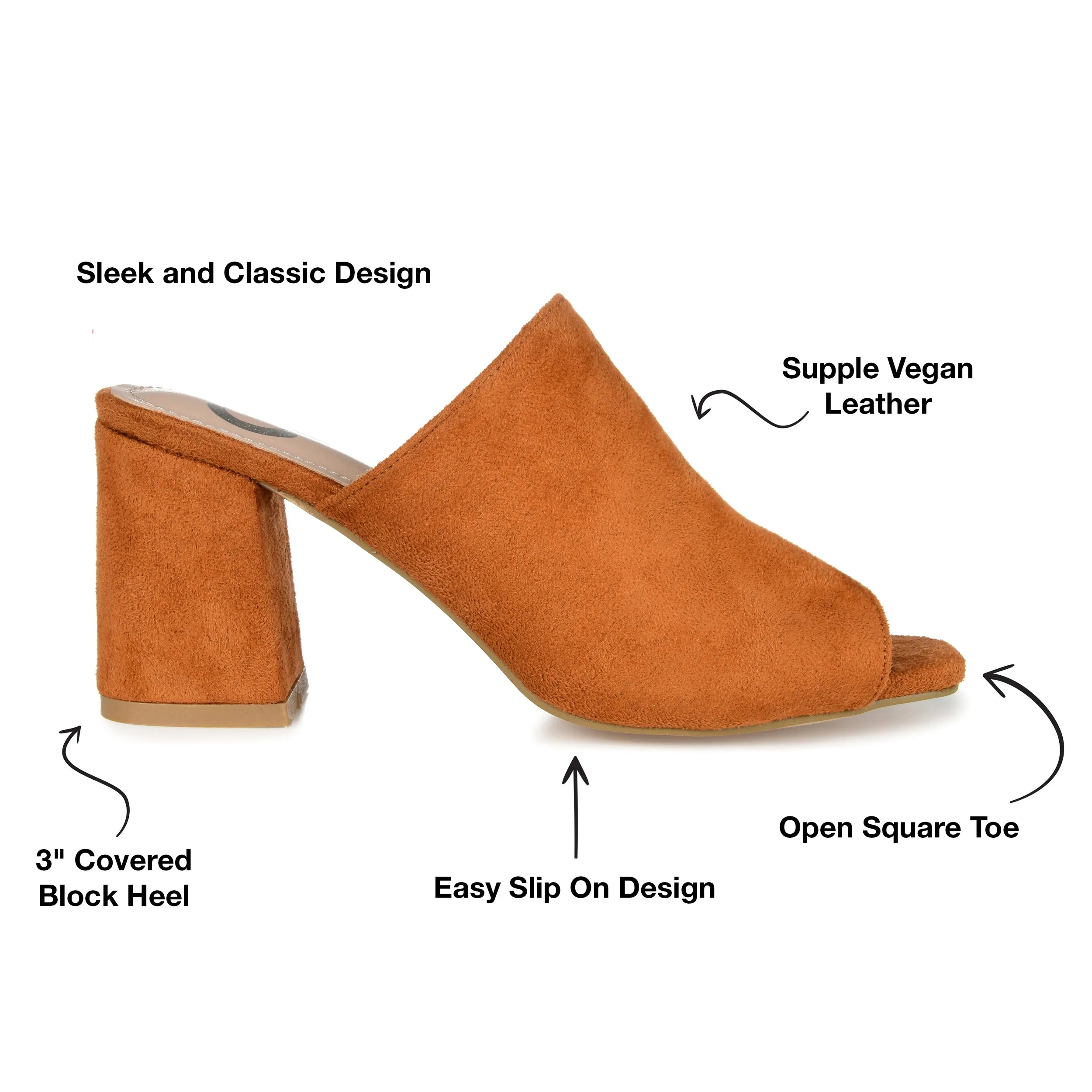 Journee Collection Women's Wide Width Adelaide Slide
