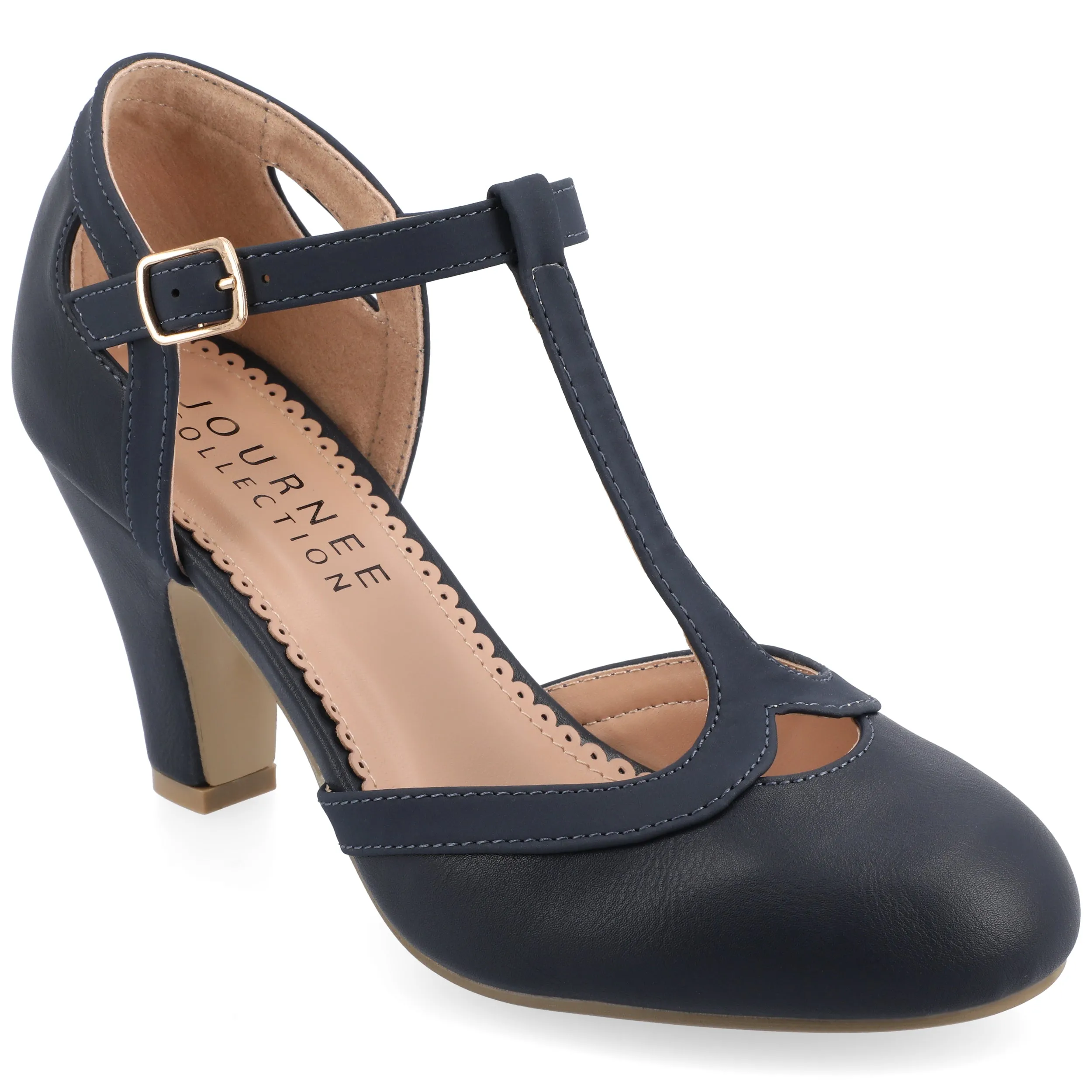 Journee Collection Women's Wide Width Olina Pump