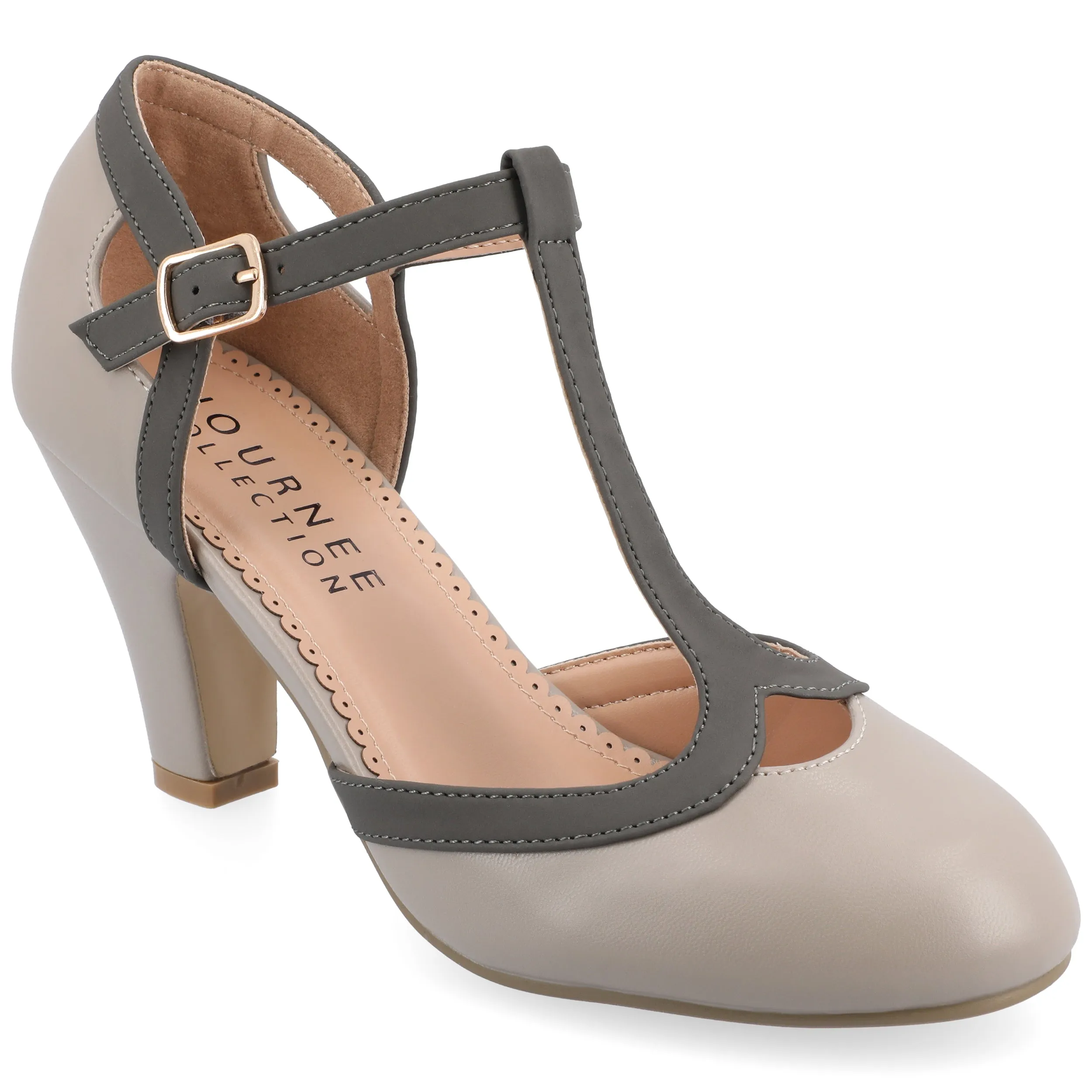 Journee Collection Women's Wide Width Olina Pump