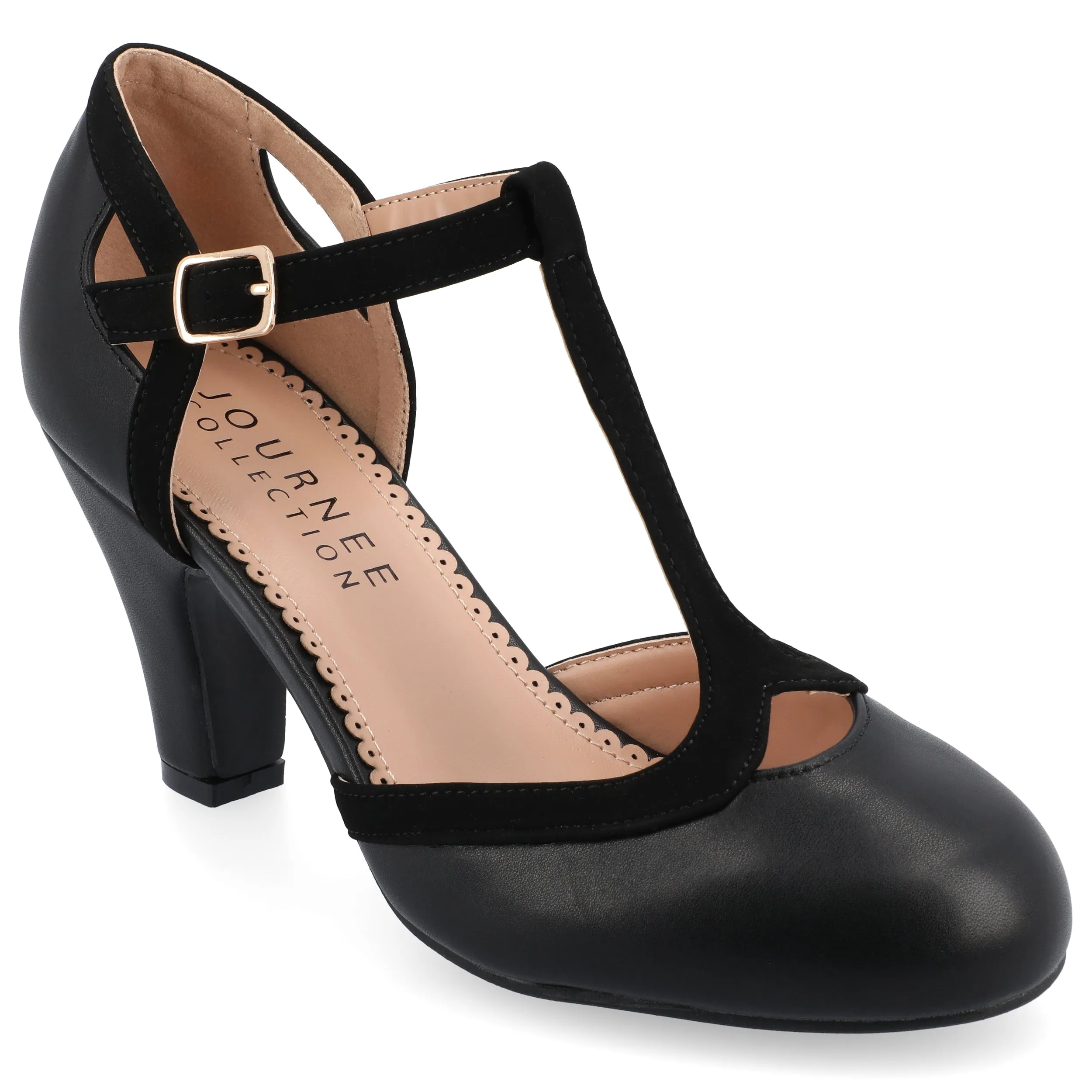 Journee Collection Women's Wide Width Olina Pump