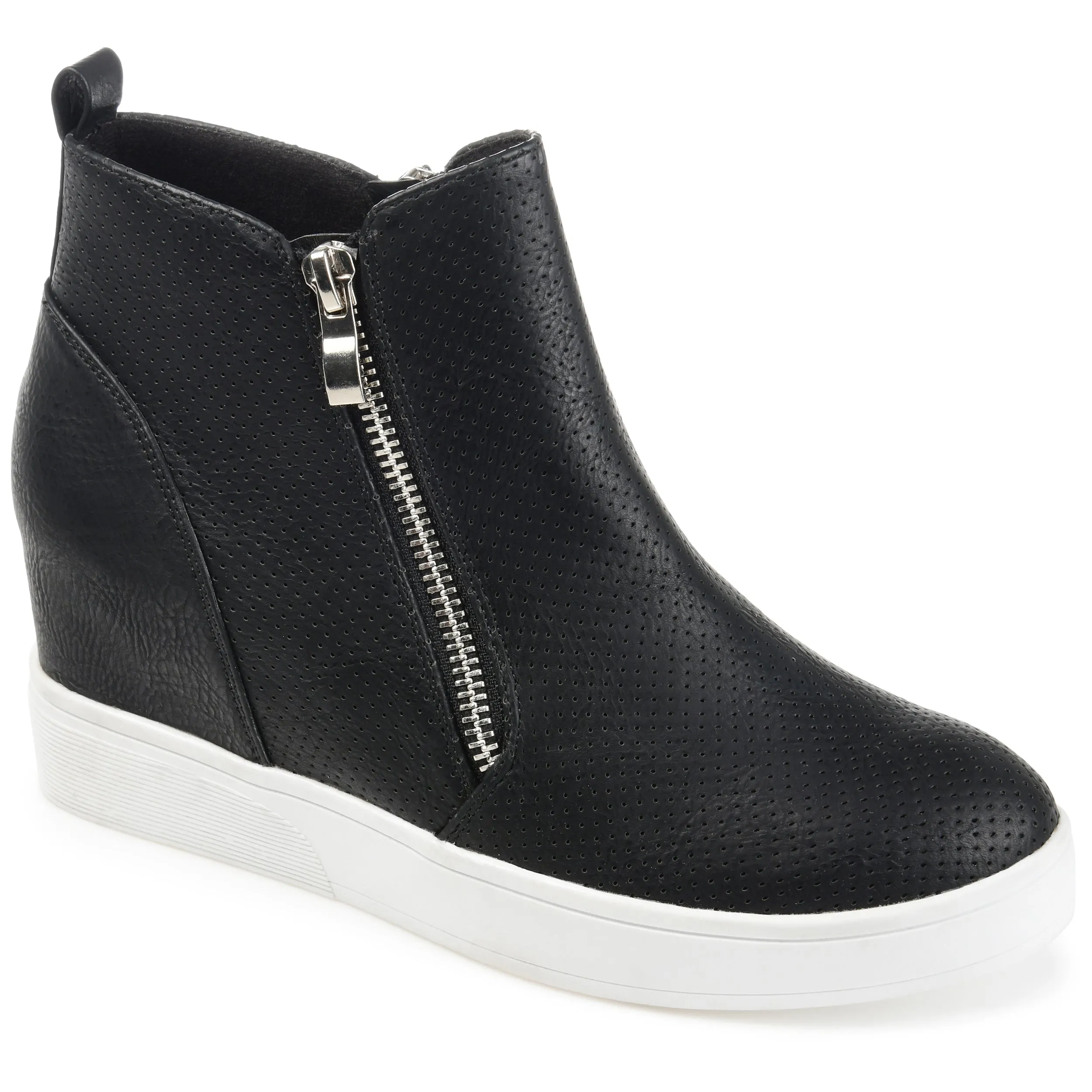 Journee Collection Women's Wide Width Pennelope Sneaker Wedge