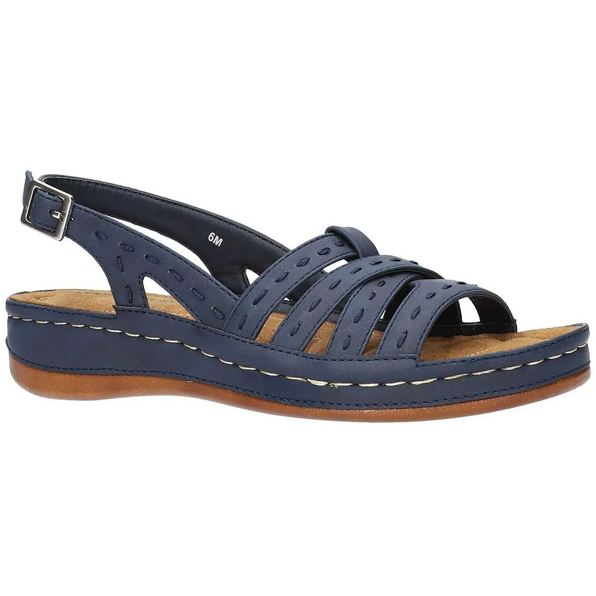 Kehlani  Womens Flat Strappy Slingback Sandals