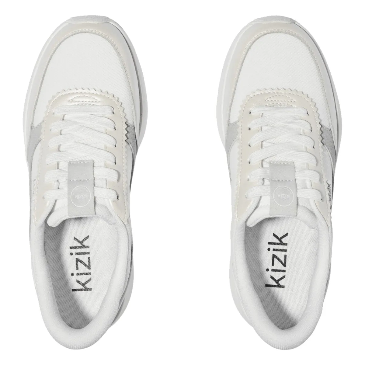 Kizik Women's Paris Metallic White