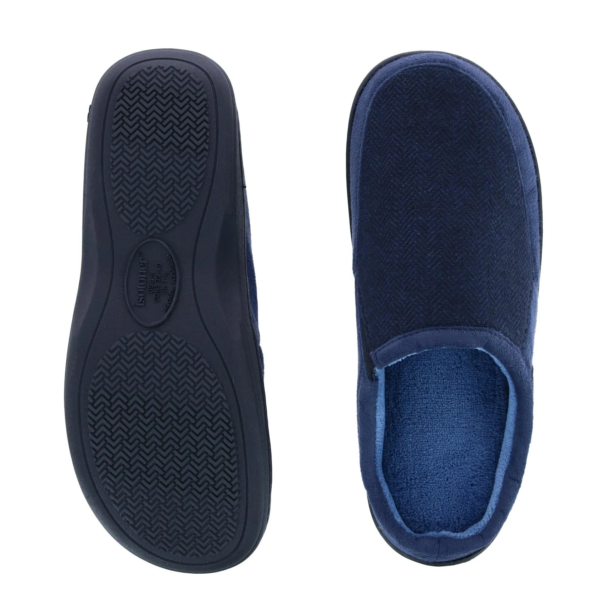 Men's Herringbone Logan Hoodback Slipper