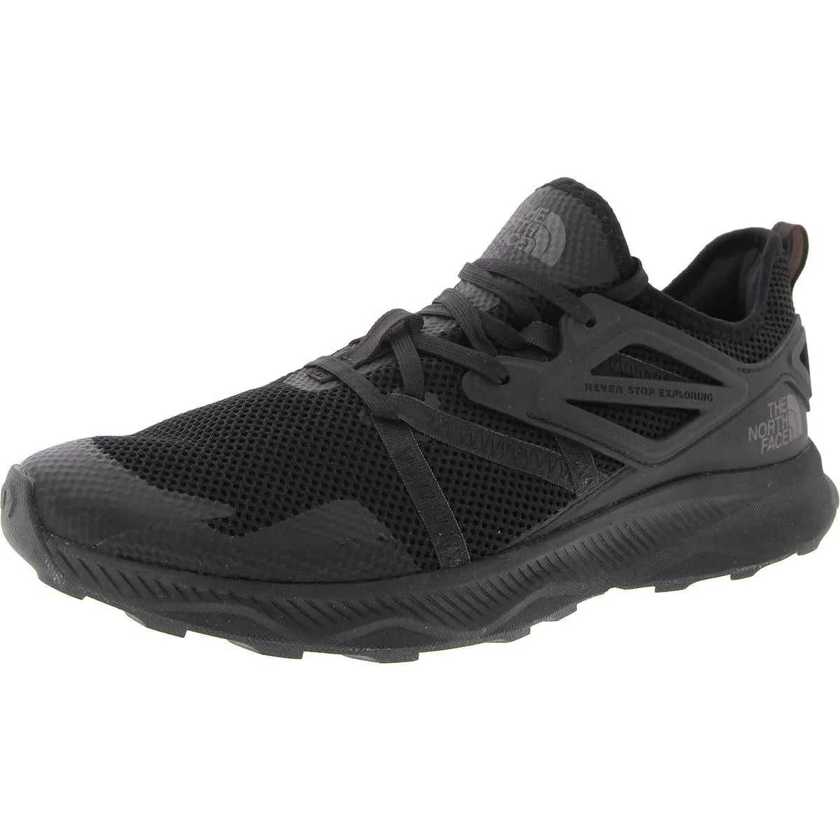 Mens Lace-Up Knit Running & Training Shoes