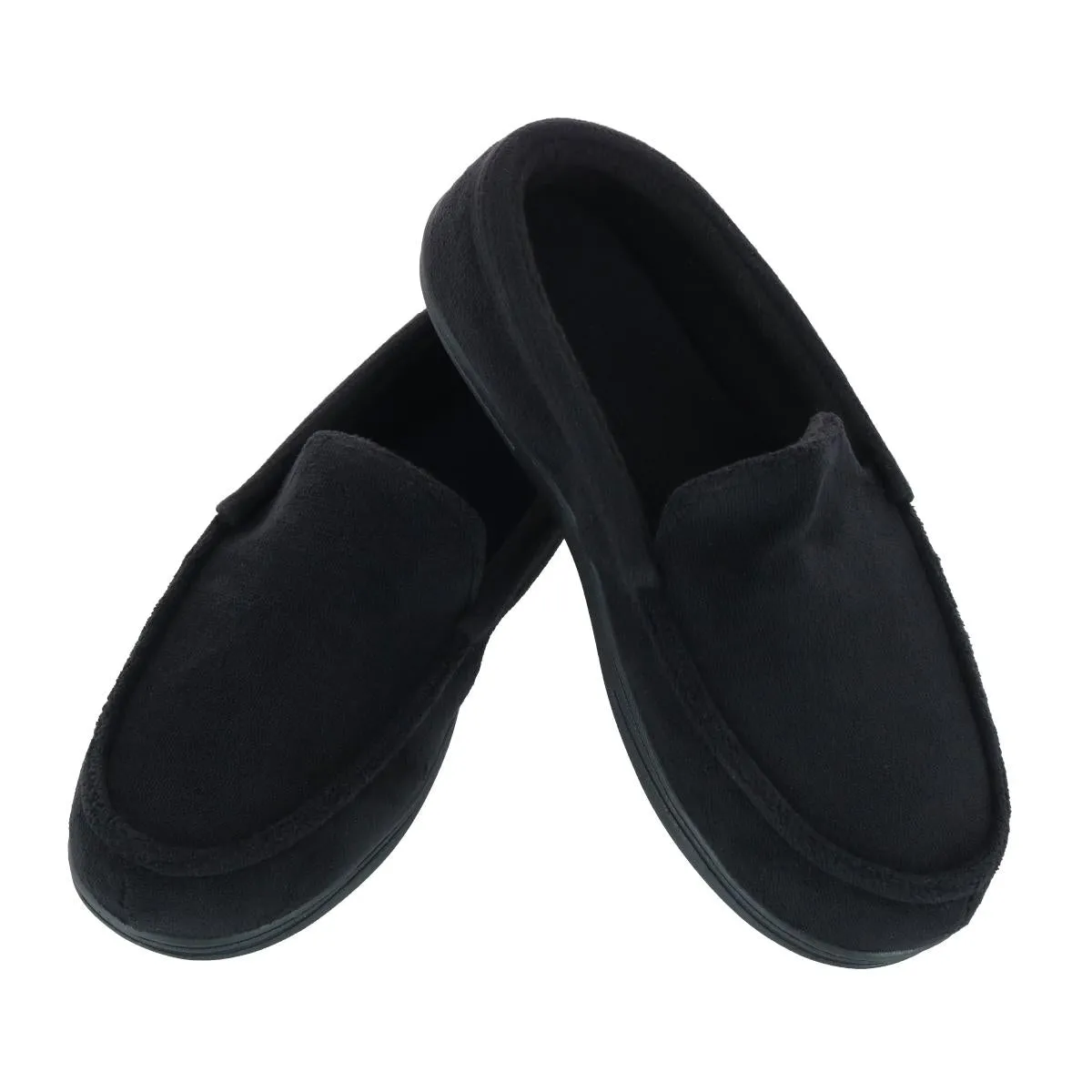 Men's Microterry and Waffle Travis Moccasin Slipper