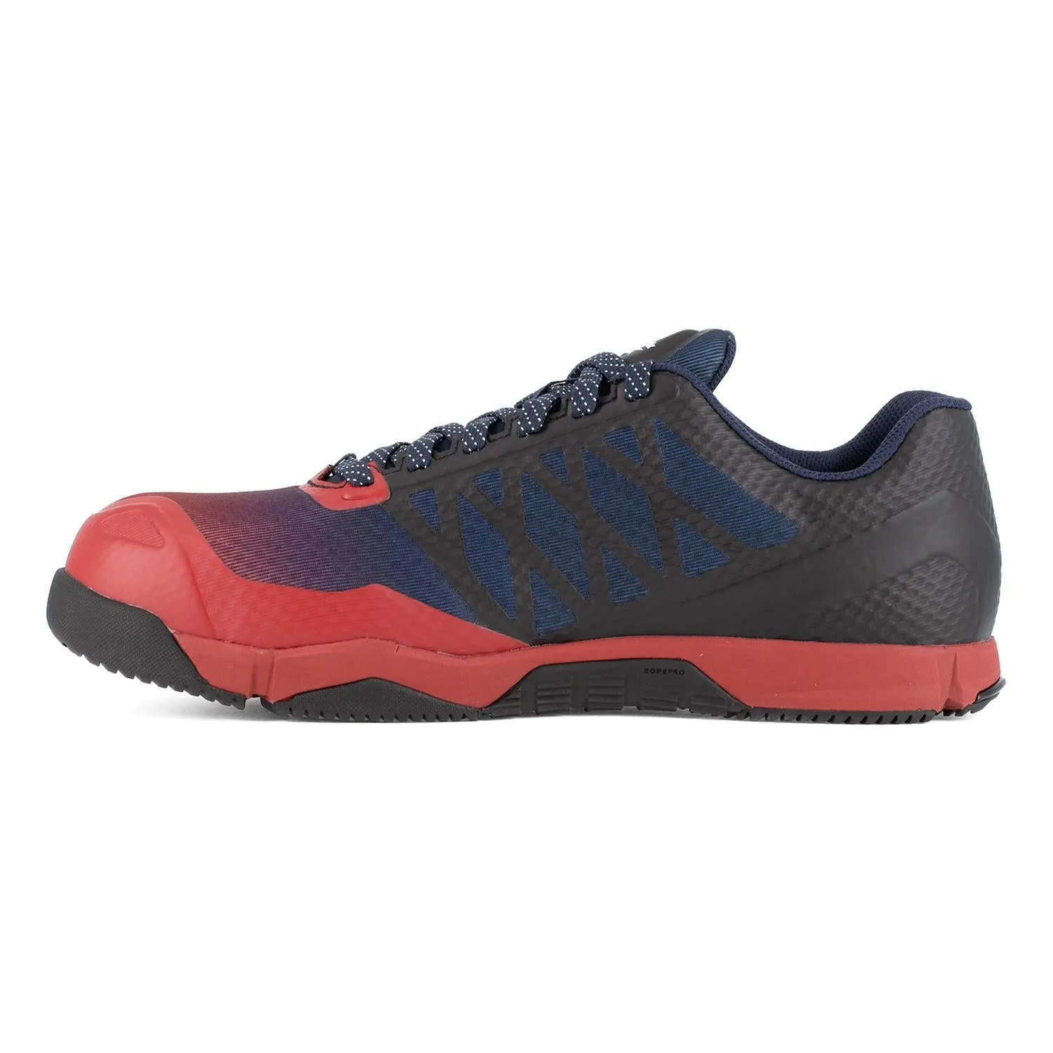 Men's Speed Tr Work Athletic Shoe - Medium Width In Red, Navy, And Black