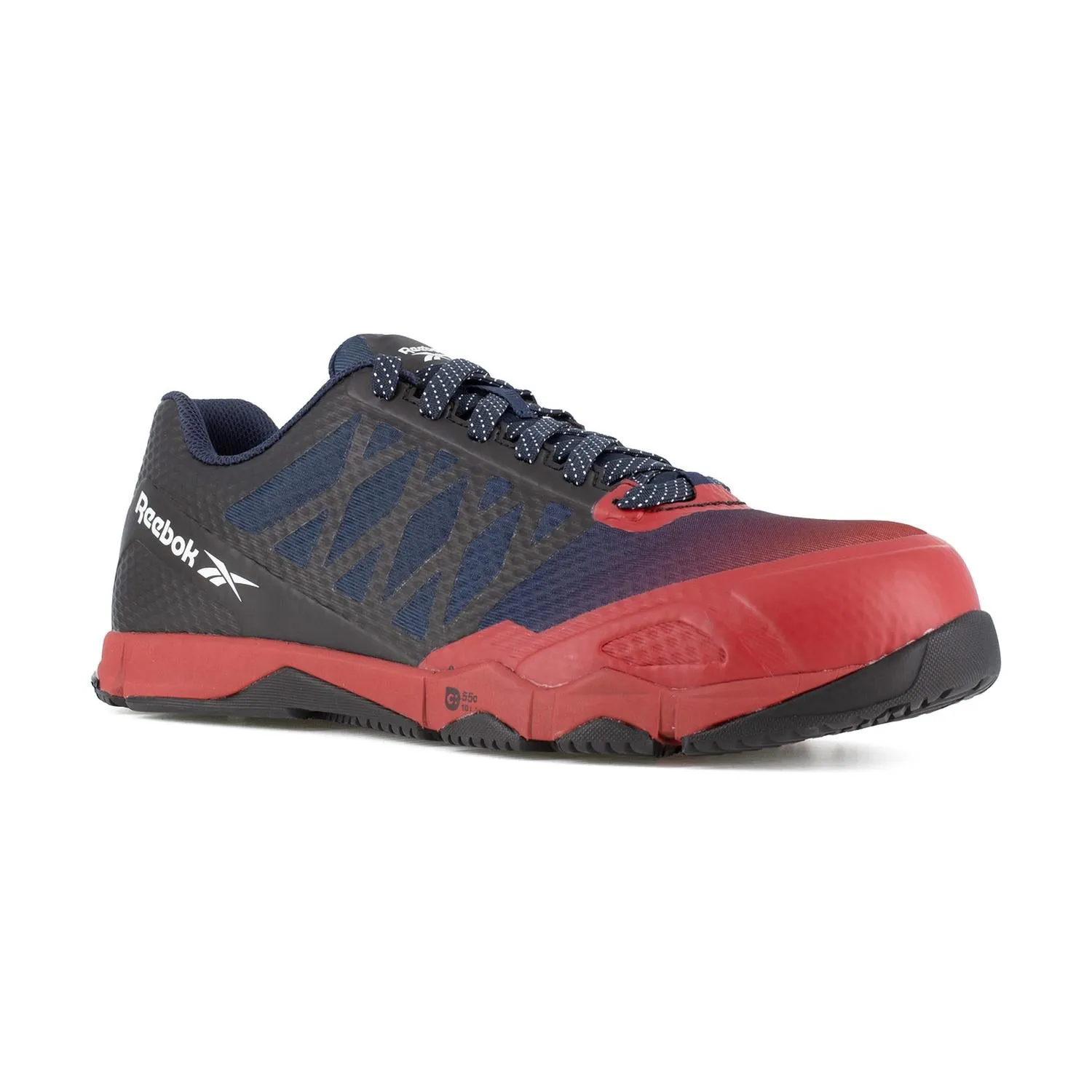 Men's Speed Tr Work Athletic Shoe - Medium Width In Red, Navy, And Black