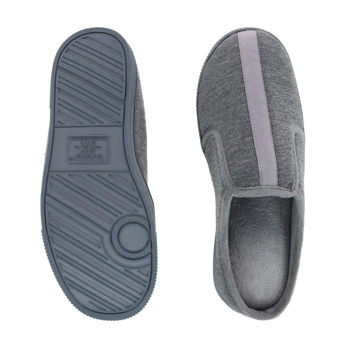 Men's Textured Knit Kai Hoodback Slipper