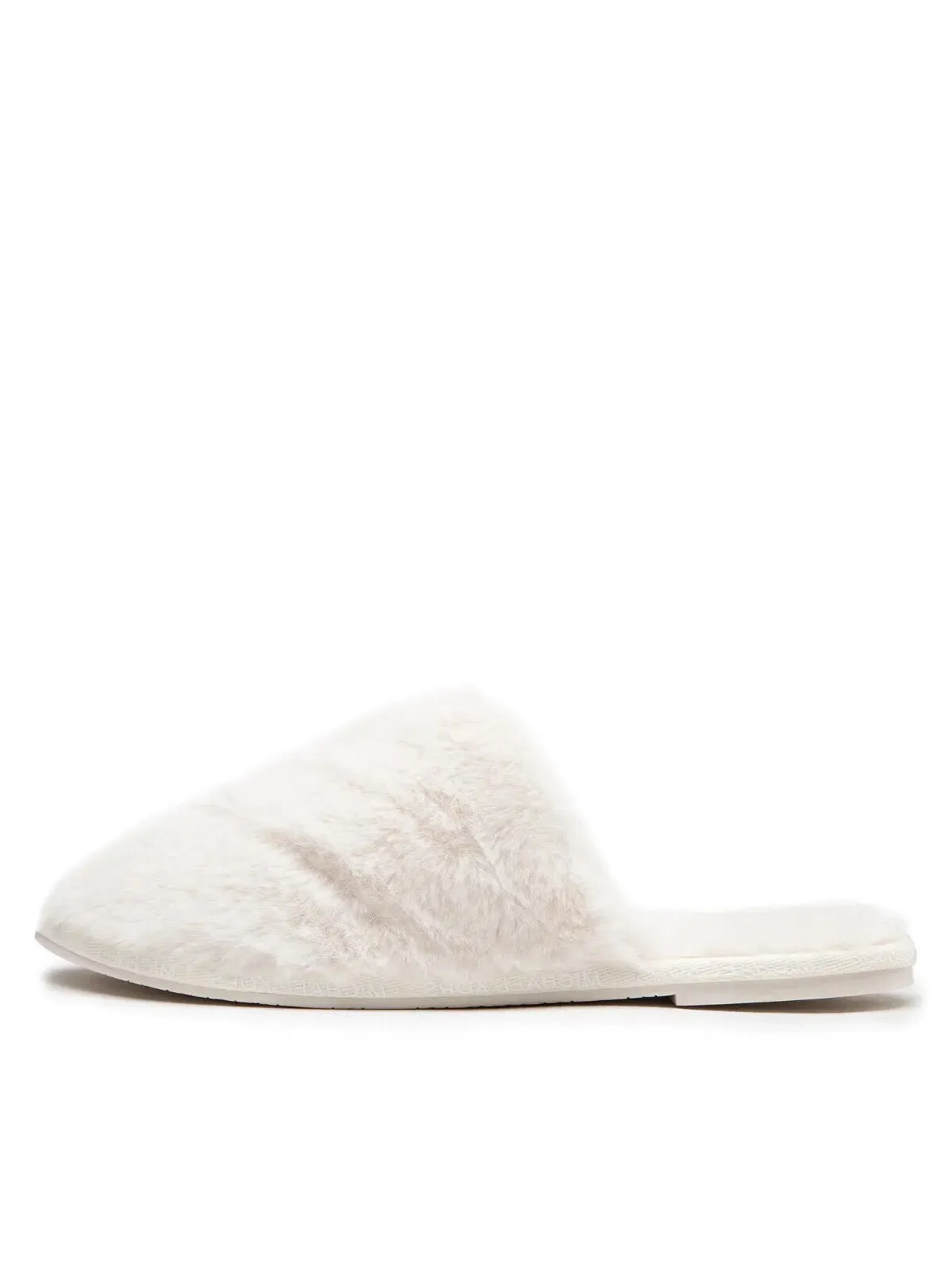 Michael Kors Frieda 40F2FRFA1D Slide Slippers Womens Light Cream Slip On MKAS288