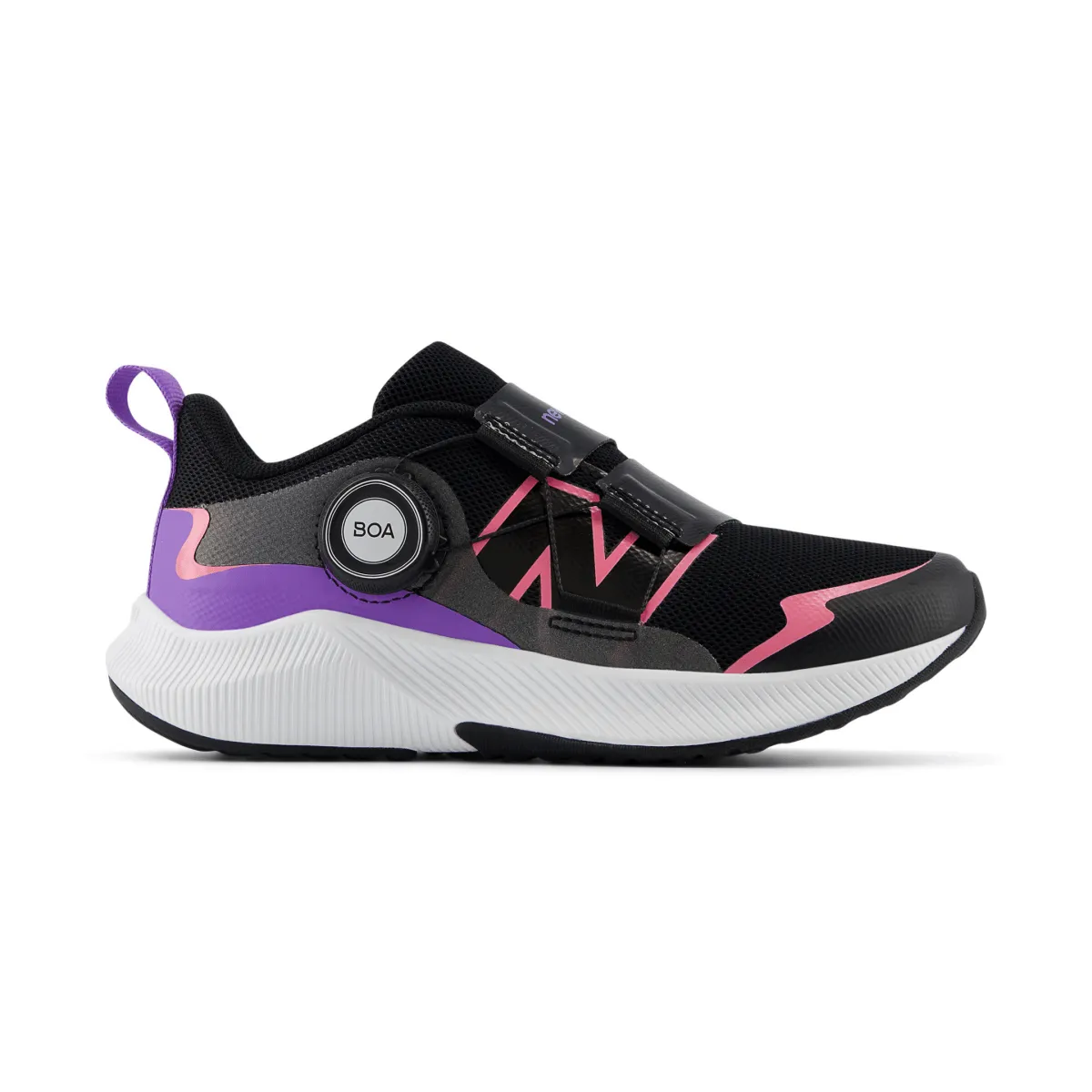 New Balance Kid's (Preschool) DynaSoft Reveal v4 BOA PTRVLBC4 Black/Signal Pink/Violet Crush