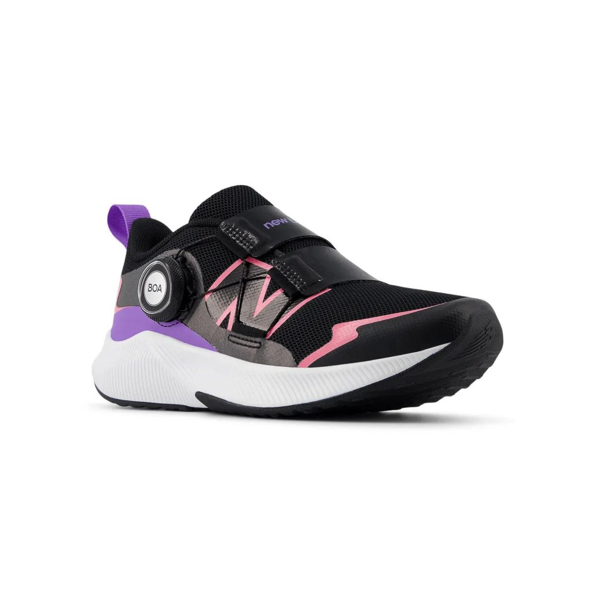 New Balance Kid's (Preschool) DynaSoft Reveal v4 BOA PTRVLBC4 Black/Signal Pink/Violet Crush