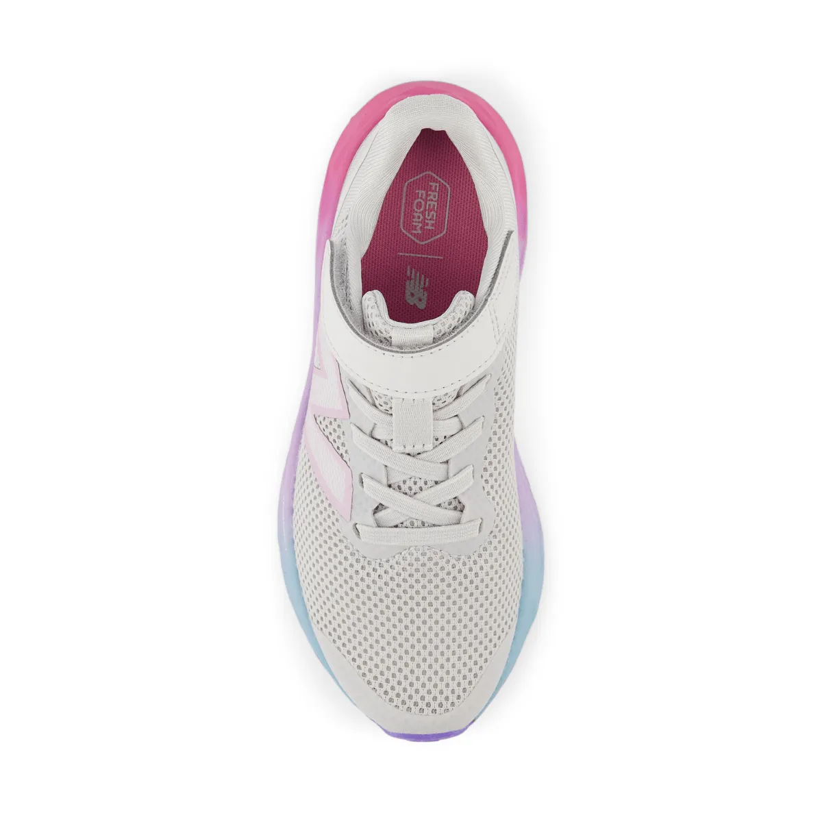 New Balance Kid's (Preschool) Fresh Foam Arishi v4 PAARIGR4 Grey Matter/Mid Century Pink/Lilac Glo