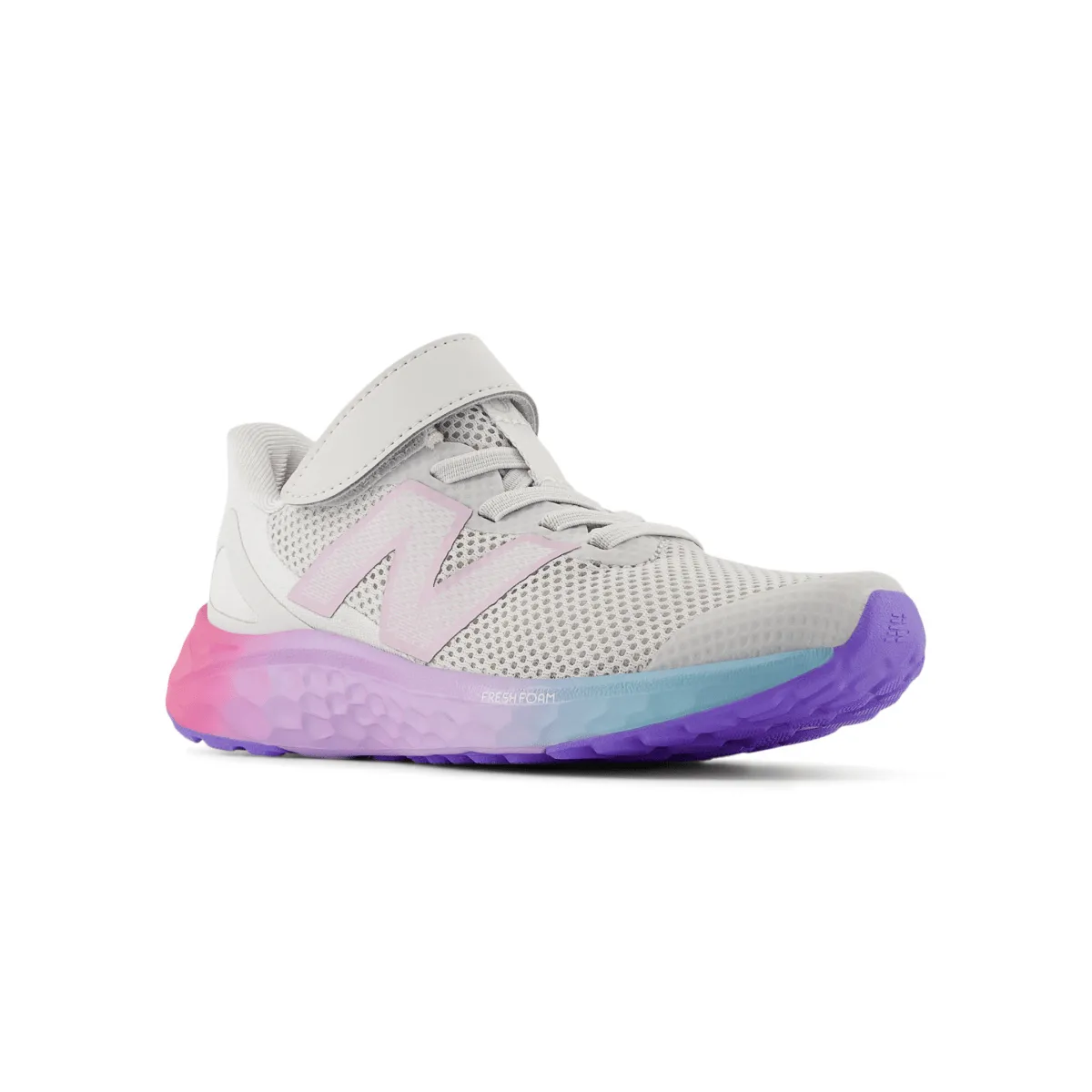 New Balance Kid's (Preschool) Fresh Foam Arishi v4 PAARIGR4 Grey Matter/Mid Century Pink/Lilac Glo